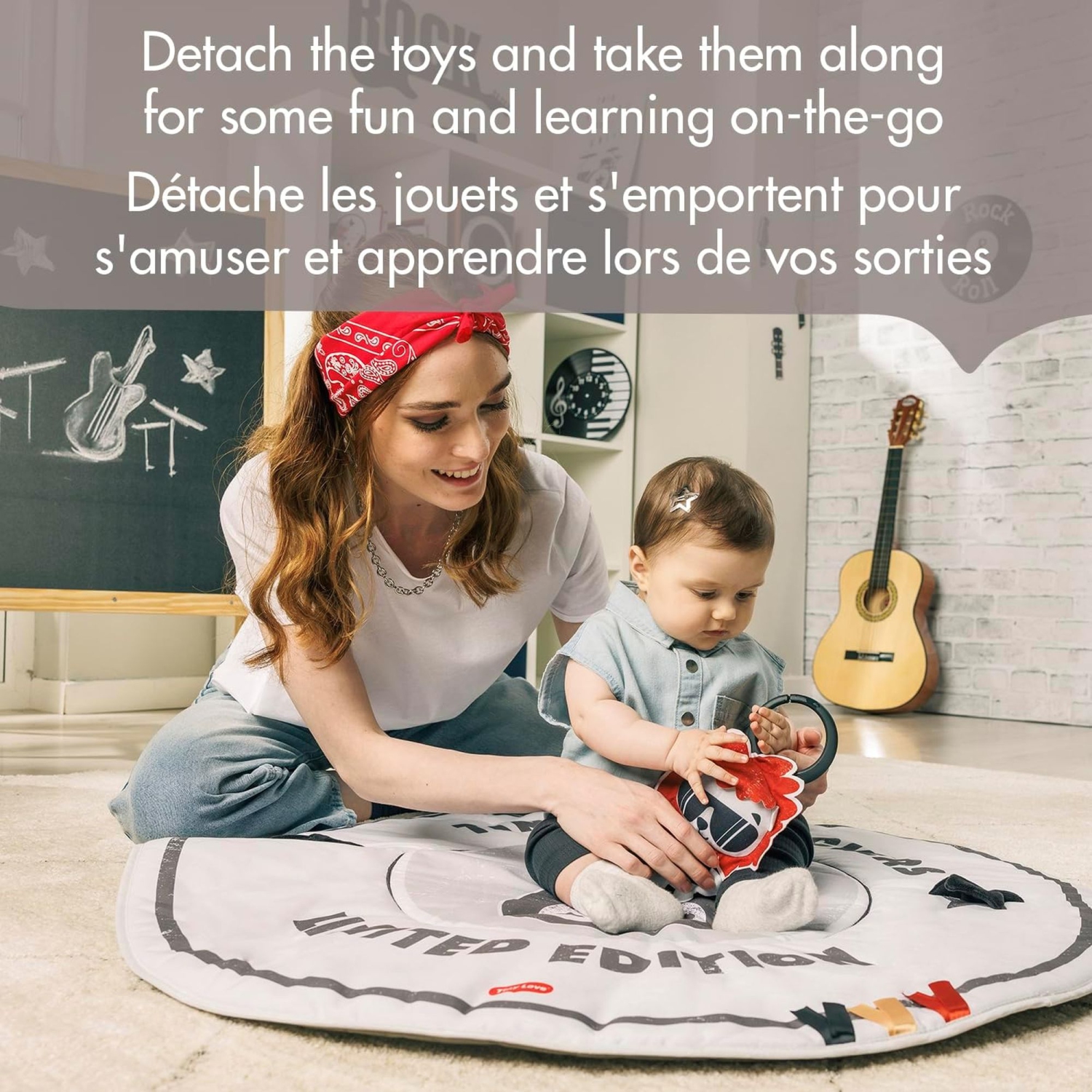 Tiny Love Tiny Rockers Roll With Me Gymini Playmat