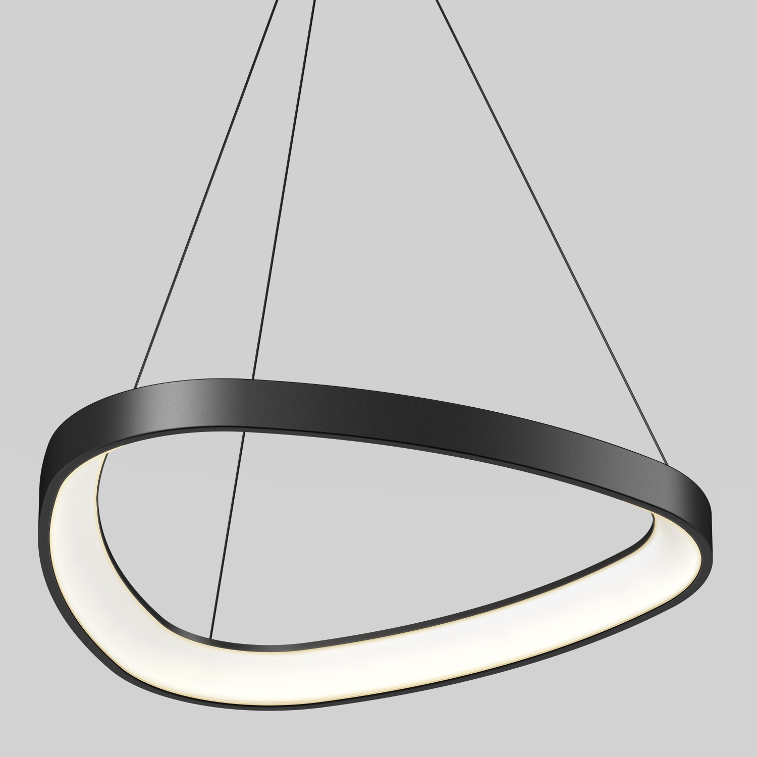 Lampe suspendue à DEL moderne Artika Bjorn, noir mat