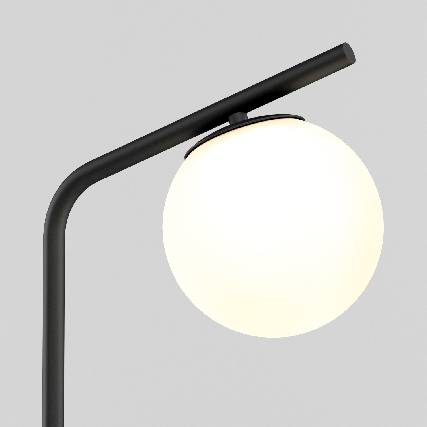 Artika Clayton – Lampe de plancher moderne à brancher du milieu du siècle, noir