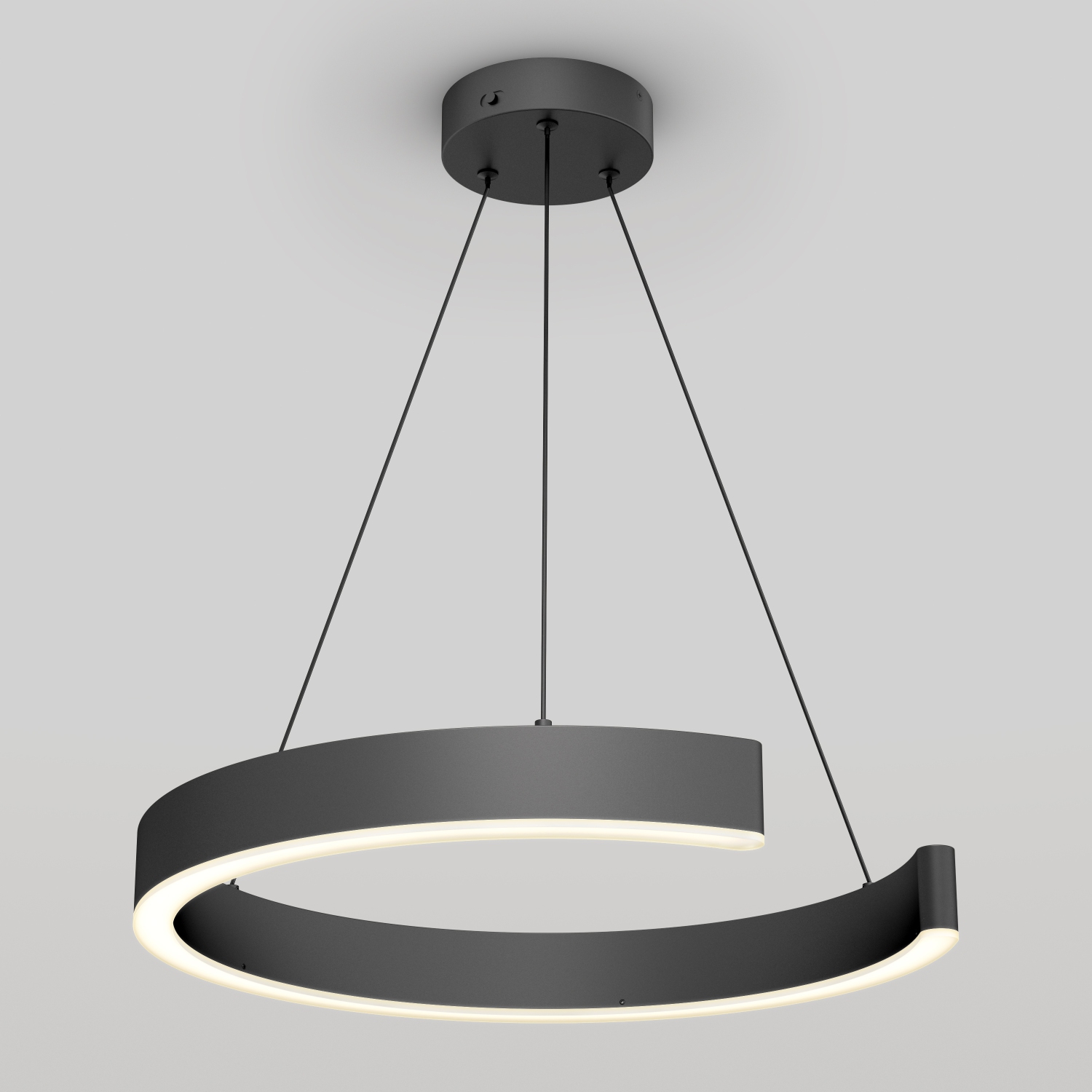 Artika Vance LED Modern Pendant Light Black