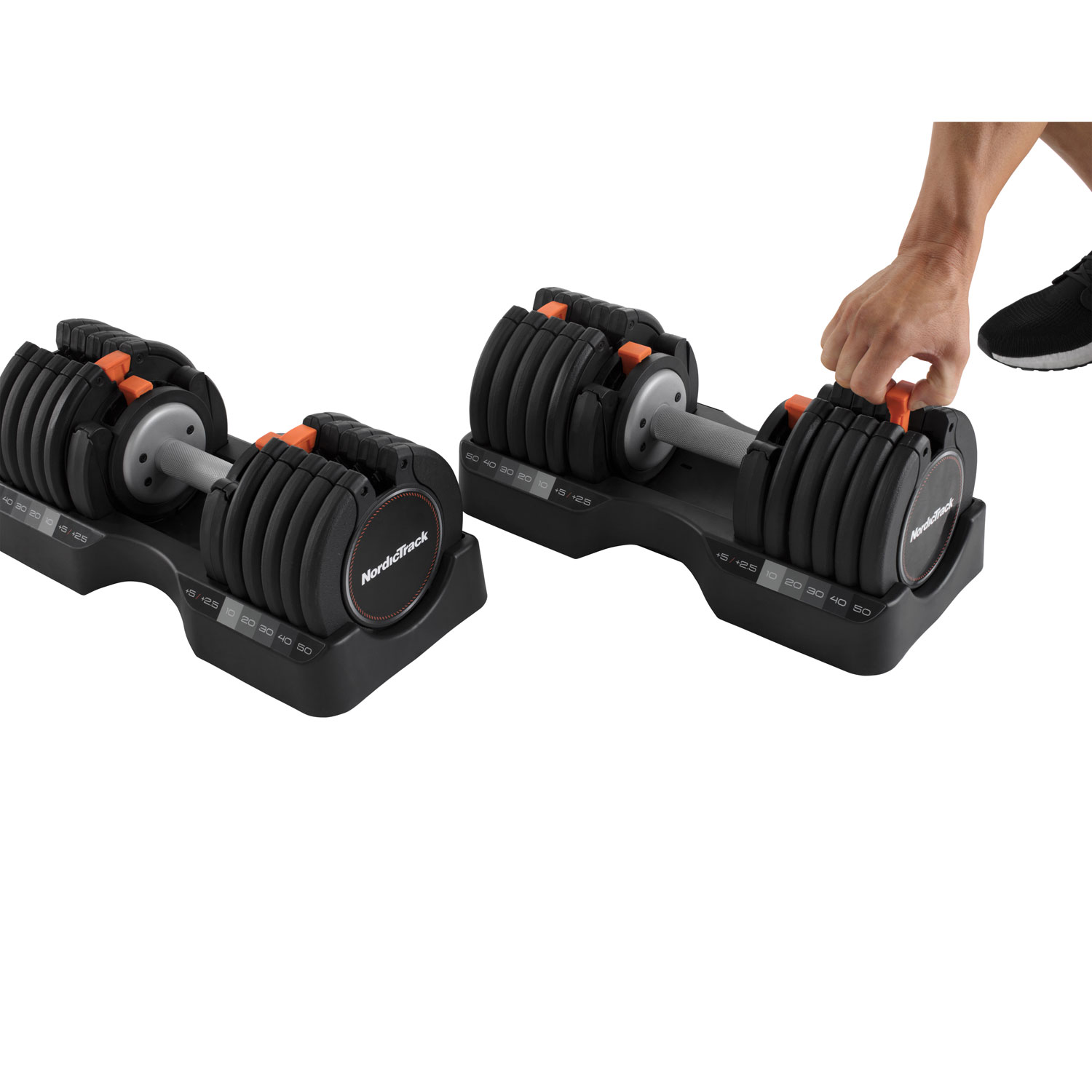 Haltère réglable Select-A-Weight de NordicTrack - 110 lb - Paquet de 2