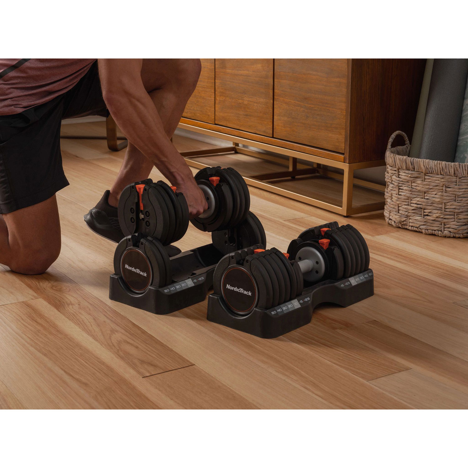 Haltère réglable Select-A-Weight de NordicTrack - 110 lb - Paquet de 2