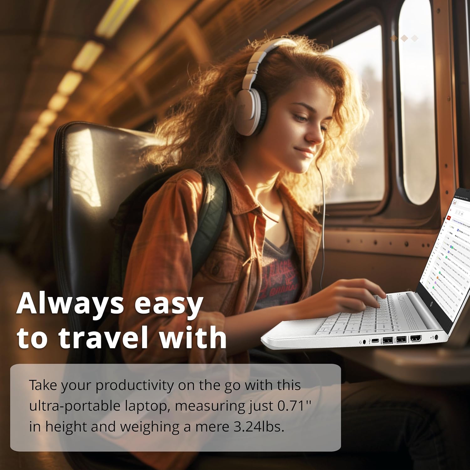 HP 14" FHD Lightweight Laptop, Intel Pentium Silver N6000, 64GB eMMC Storage, 4GB RAM, 720p Webcam, Intel UHD Graphics, Wi-Fi 5, Bluetooth, HD Audio,