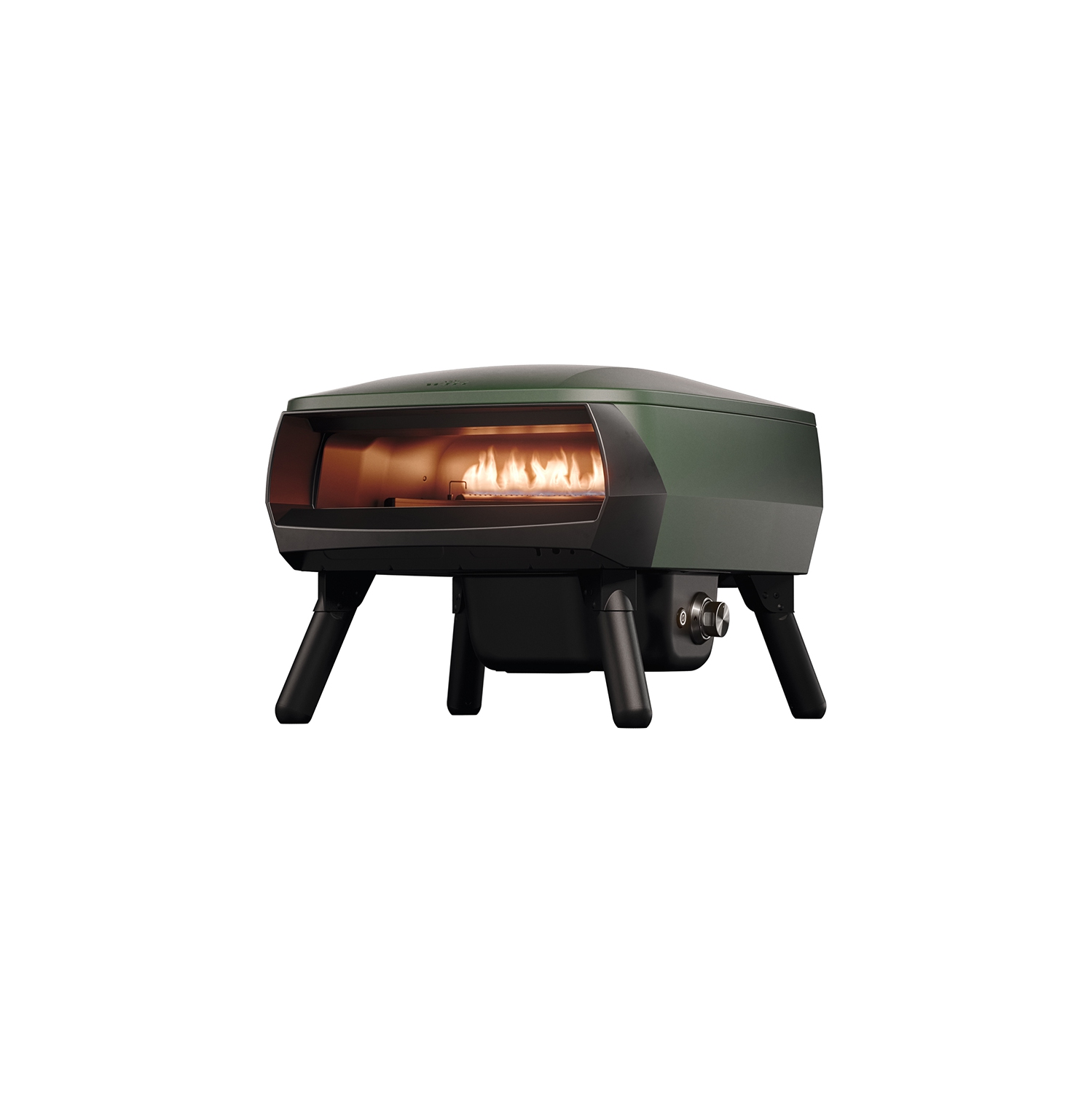 13” Witt Piccolo Pizza Oven with rotating stone - Matte Green
