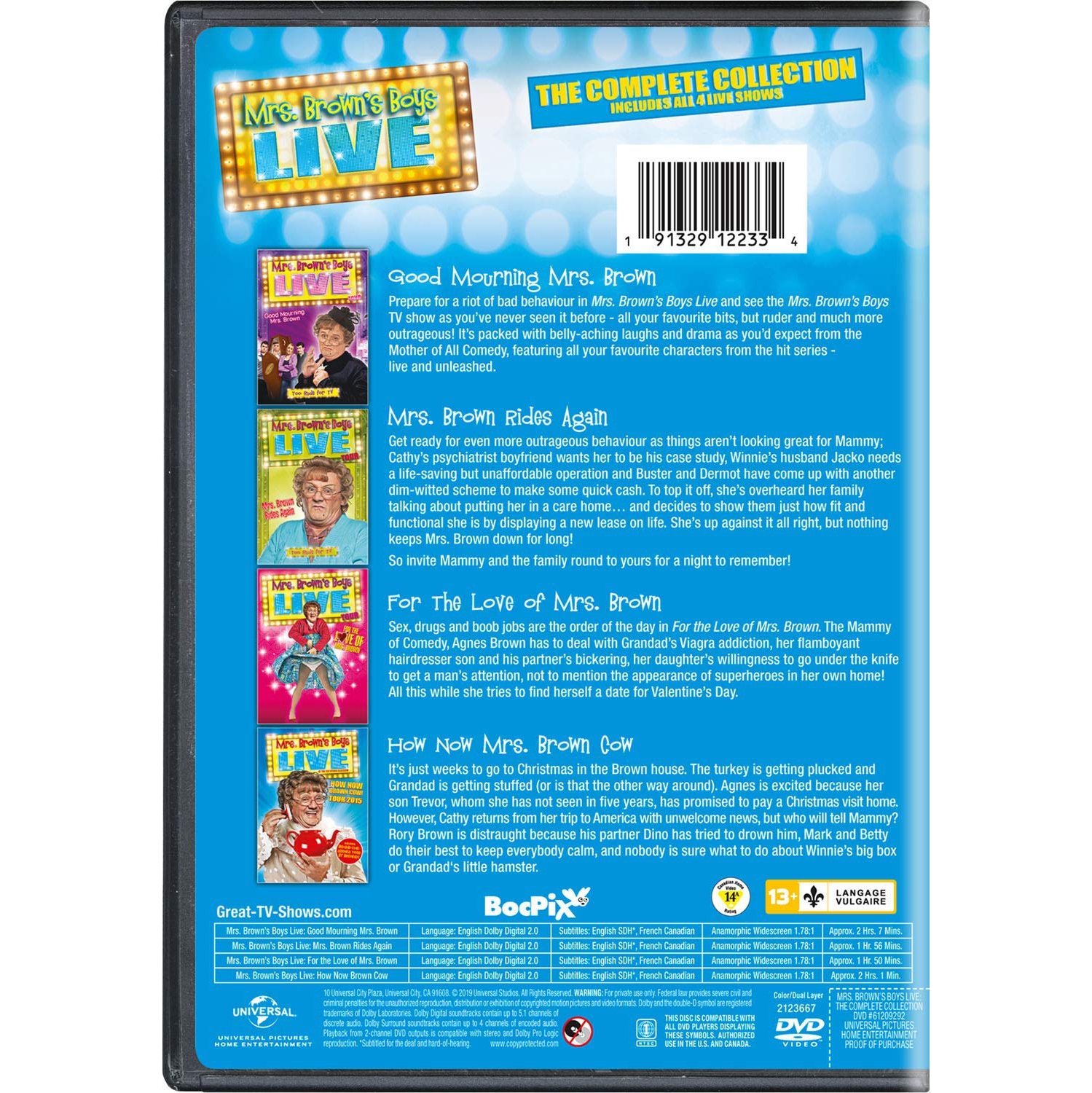 Mrs. Brown's Boys Live: The Complete Collection [DVD]