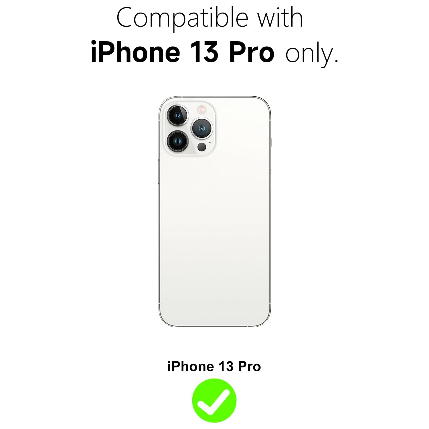 Étui souple en gel transparent pour iPhone 13 Pro d'Apple avec pare-chocs antichoc, transparent et durable avec protection résistante aux chocs