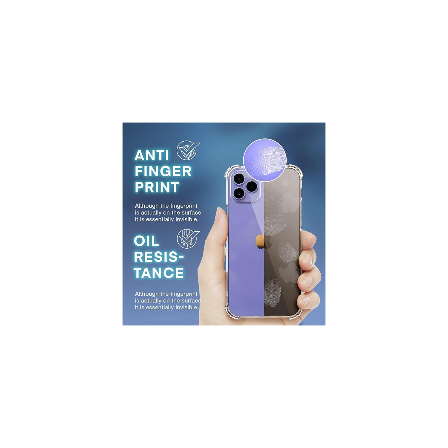 Étui transparent pour iPhone 14 Pro d'Apple avec pare-chocs résistant aux chocs, durable et transparent avec protection résistante aux chocs