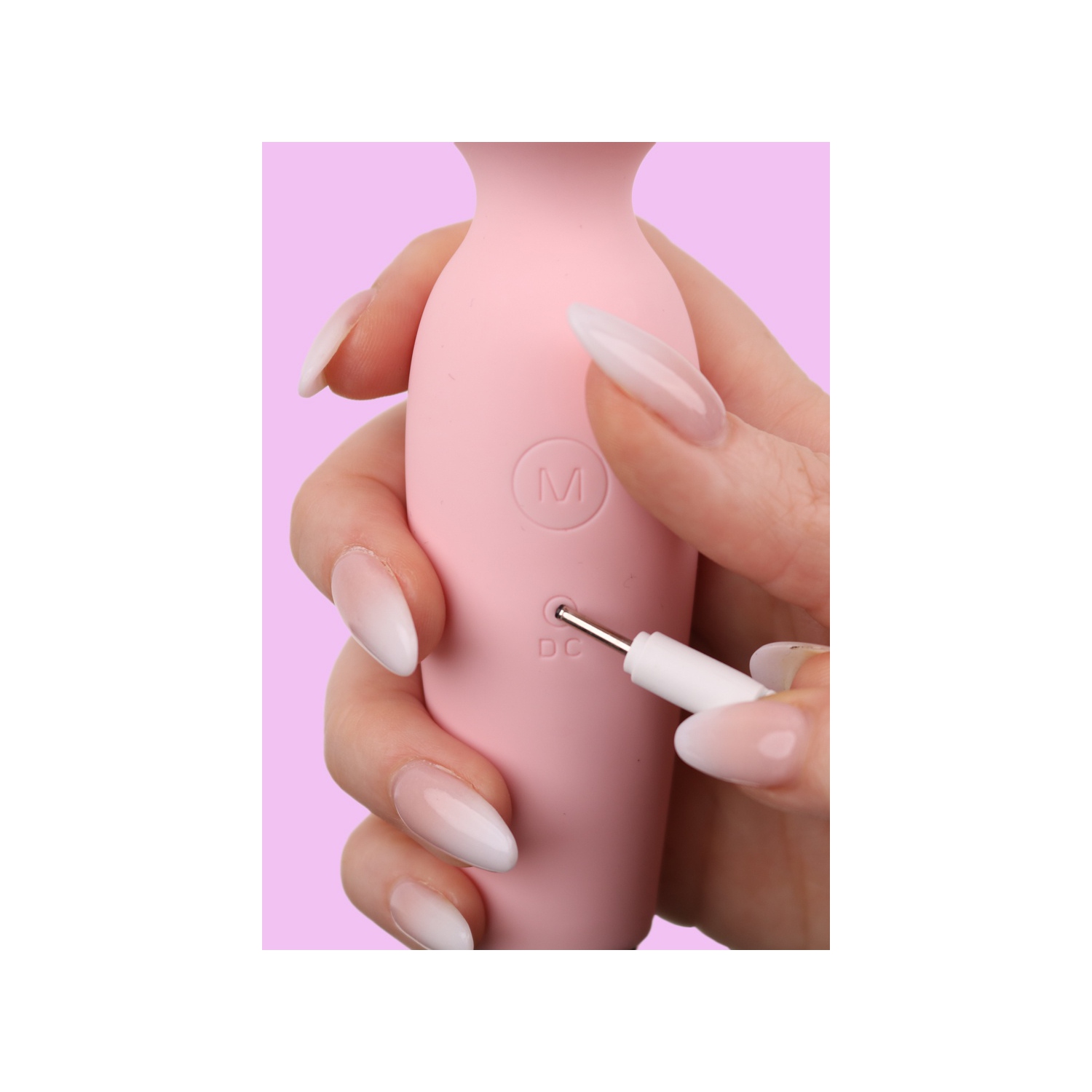 Euphoria - Compact Wand Vibrator - Pink Valentine