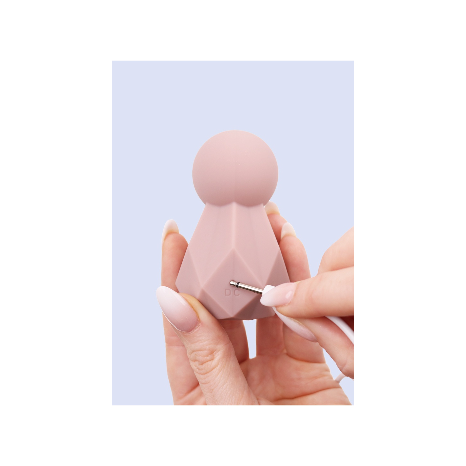 Vibrateur compact de luxe d'Amour - Rose naturel parfait