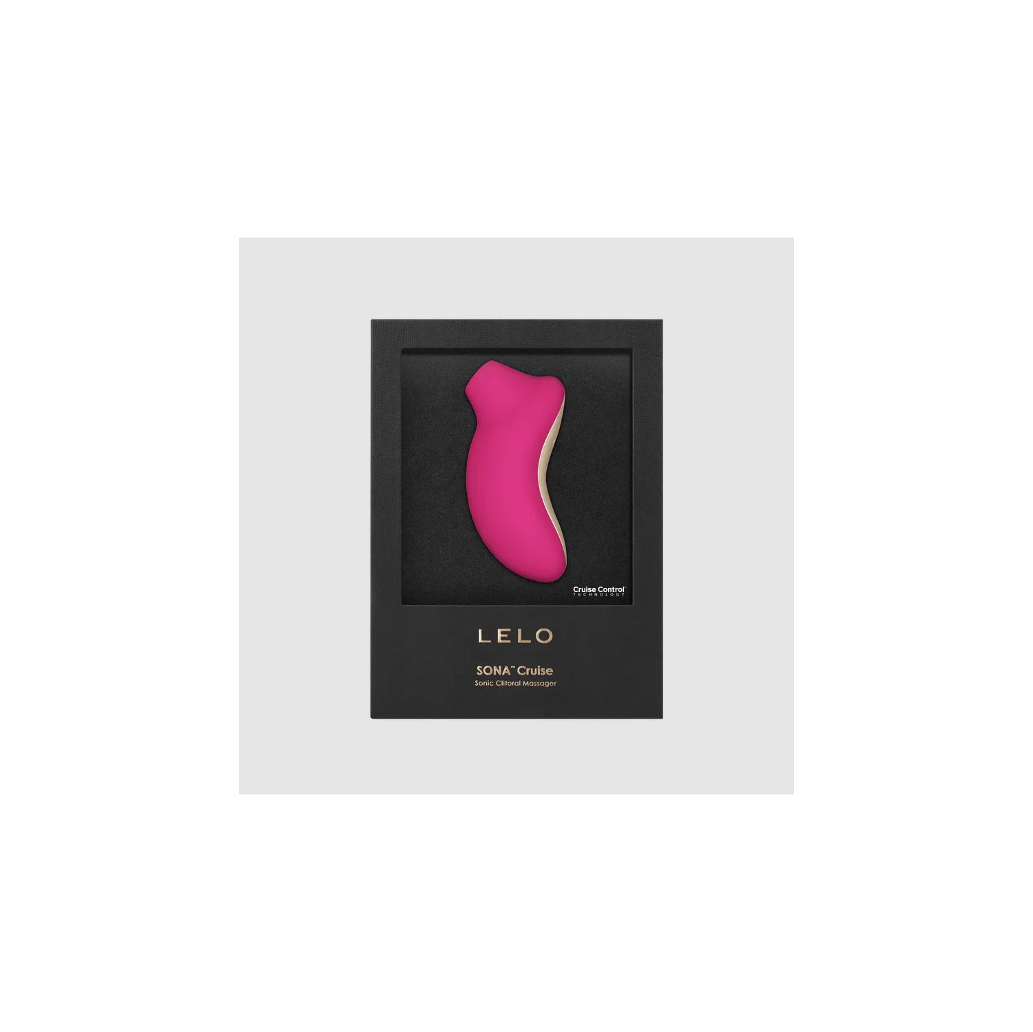 Lelo Sona Cruise Sonic Clitoral Massager - Cerise