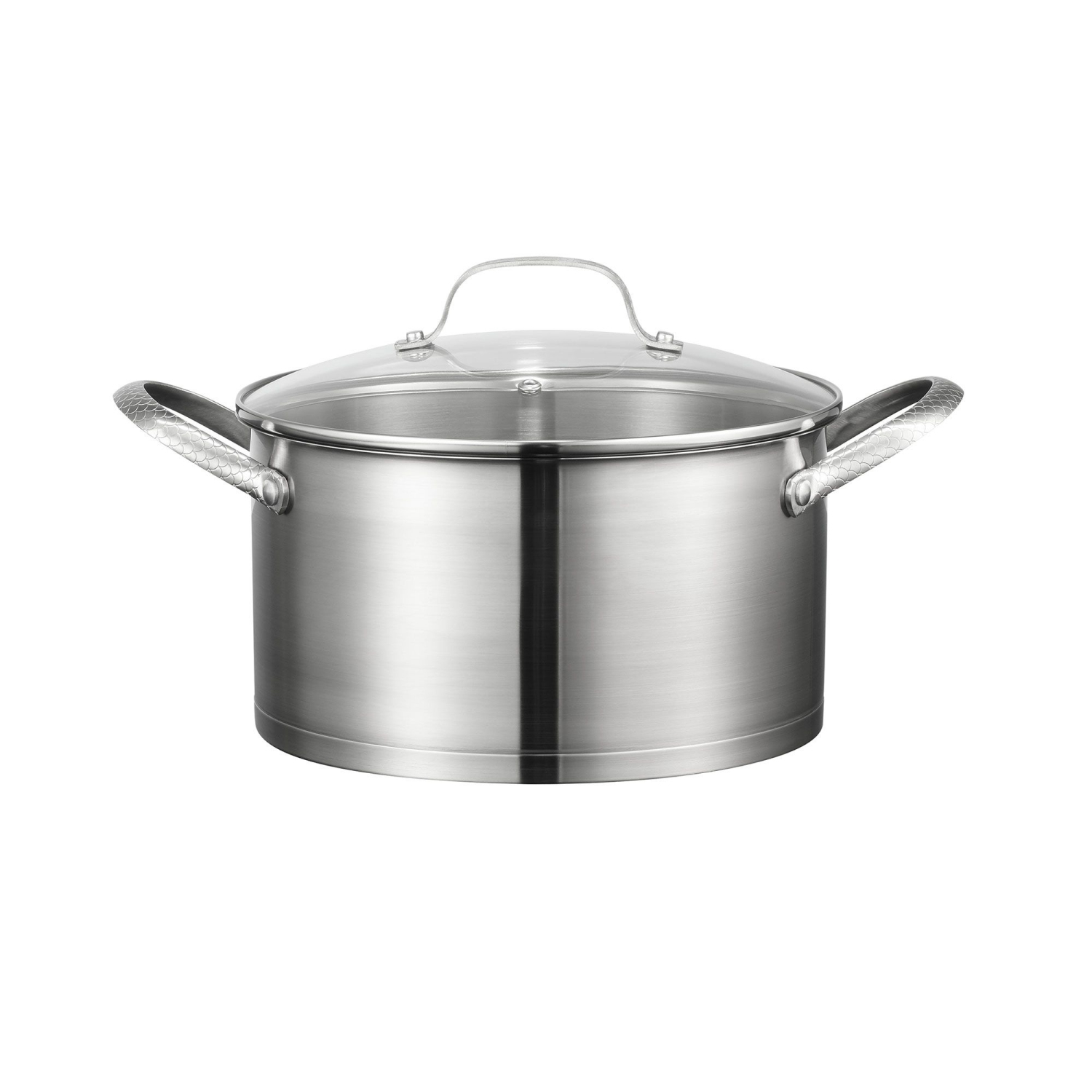Starfrit the Rock Wave 5.6L Stainless Steel Stockpot with Wave.Tec