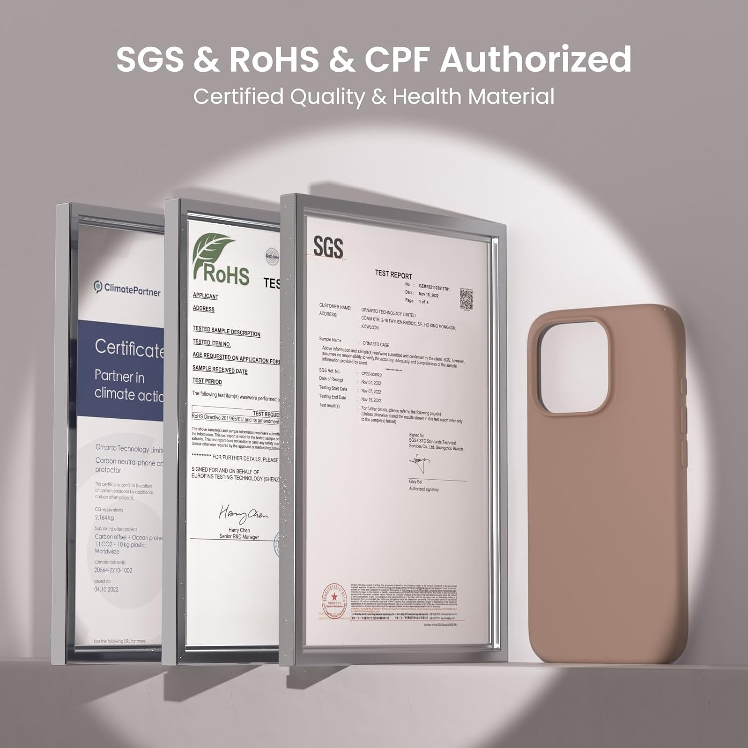 ORNARTO Compatible with iPhone 16 Pro Case 6.3",Liquid Silicone 3 Layers Full Covered Soft Gel Rubber Phone Case, Shockproof Protective Cover-Light