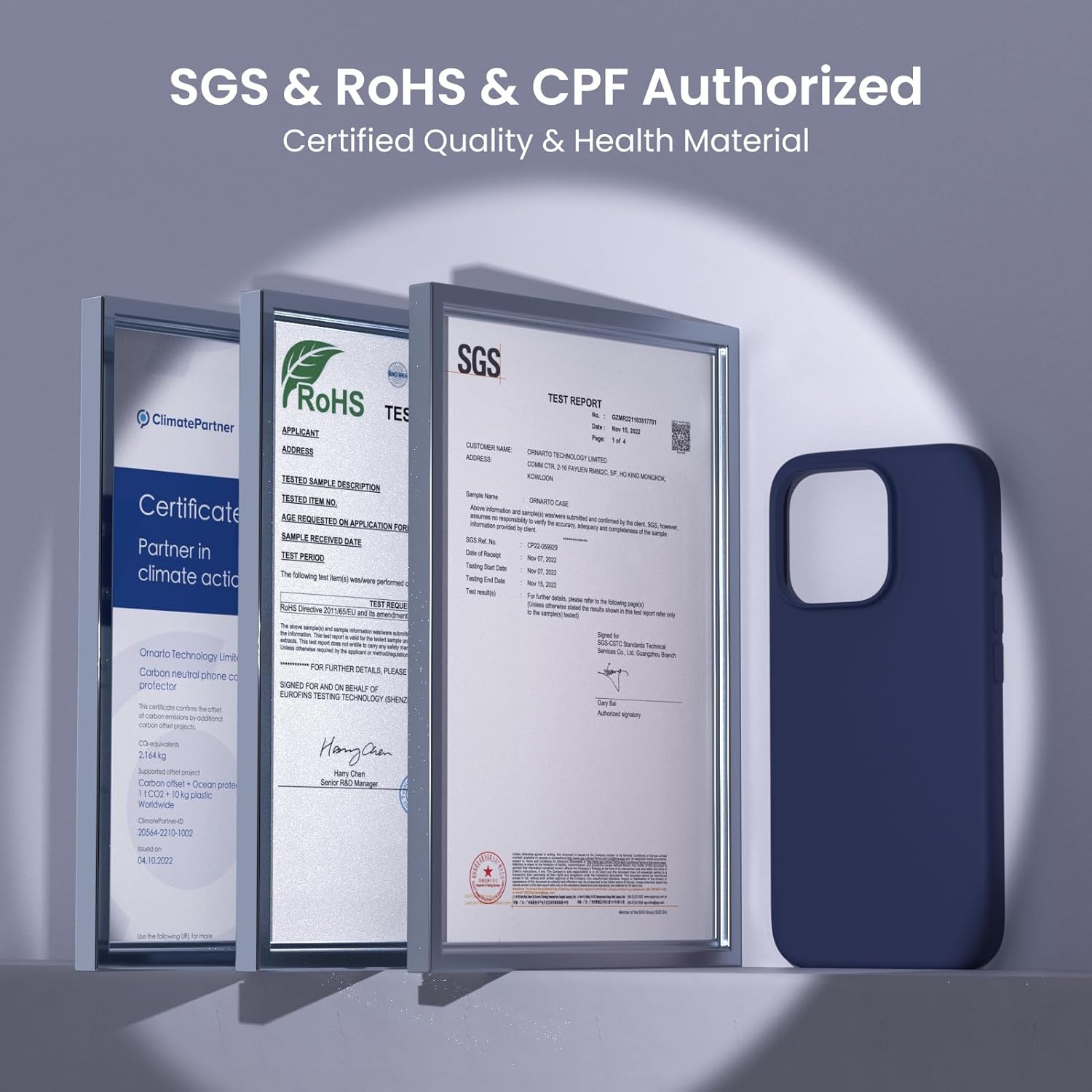 ORNARTO – compatible avec l’étui iPhone 16 Pro, 6,3 po, 3 couches de silicone liquide, étui de téléphone en caoutchouc souple entièrement recouvert