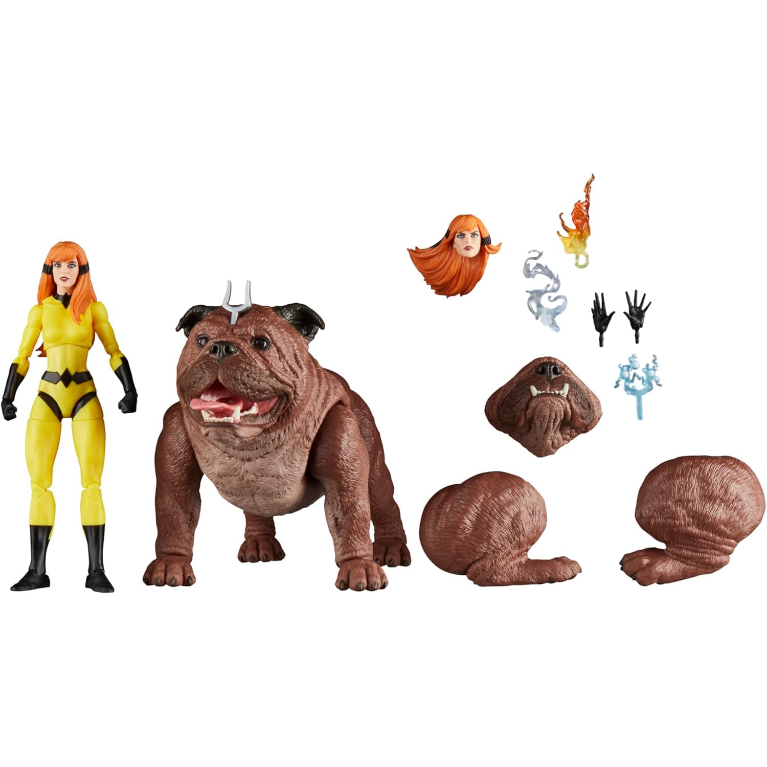 Marvel Legends Inhumans 6 Inch Action Figure 2-Pack - Crystal & Lockjaw
