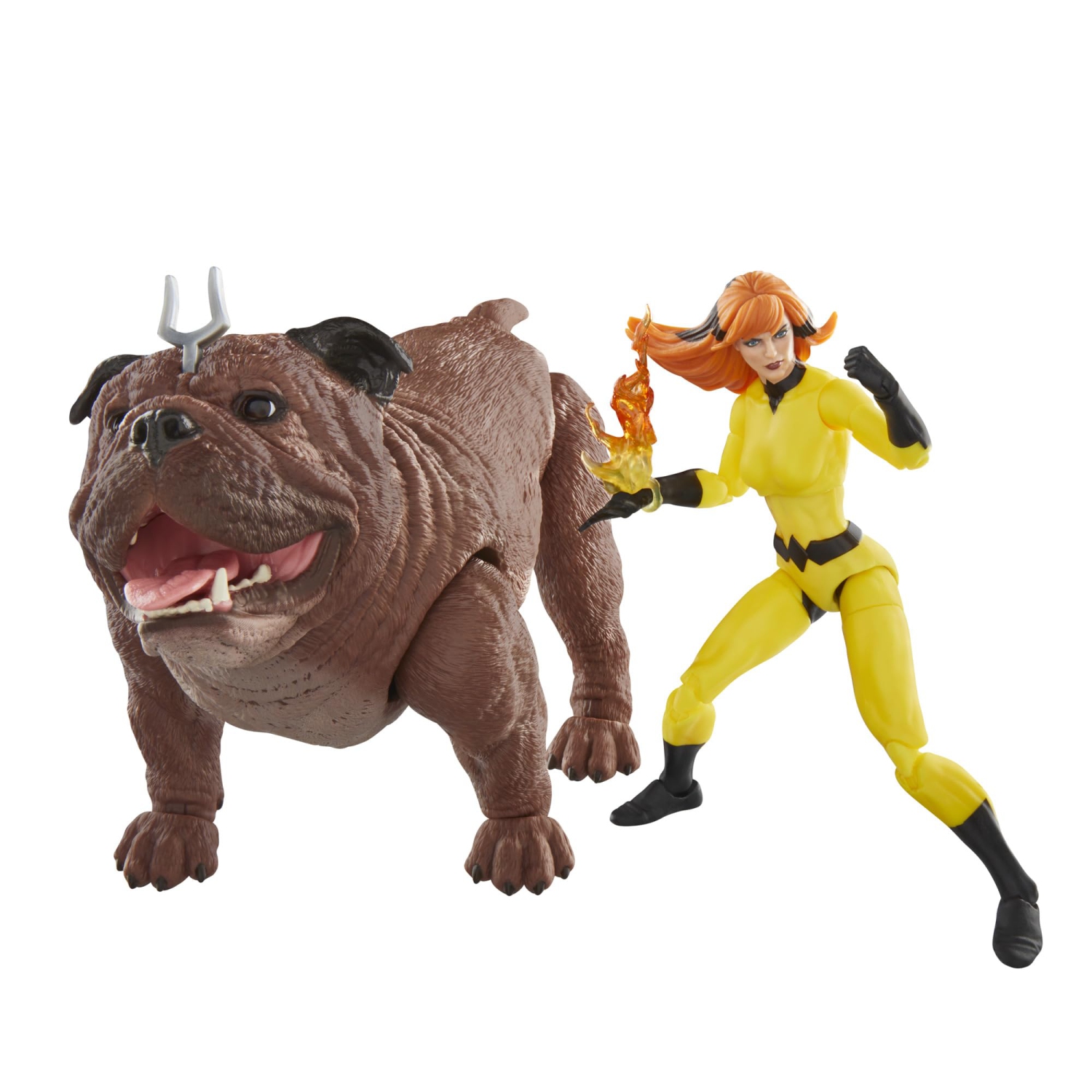 Marvel Legends Inhumans 6 Inch Action Figure 2-Pack - Crystal & Lockjaw