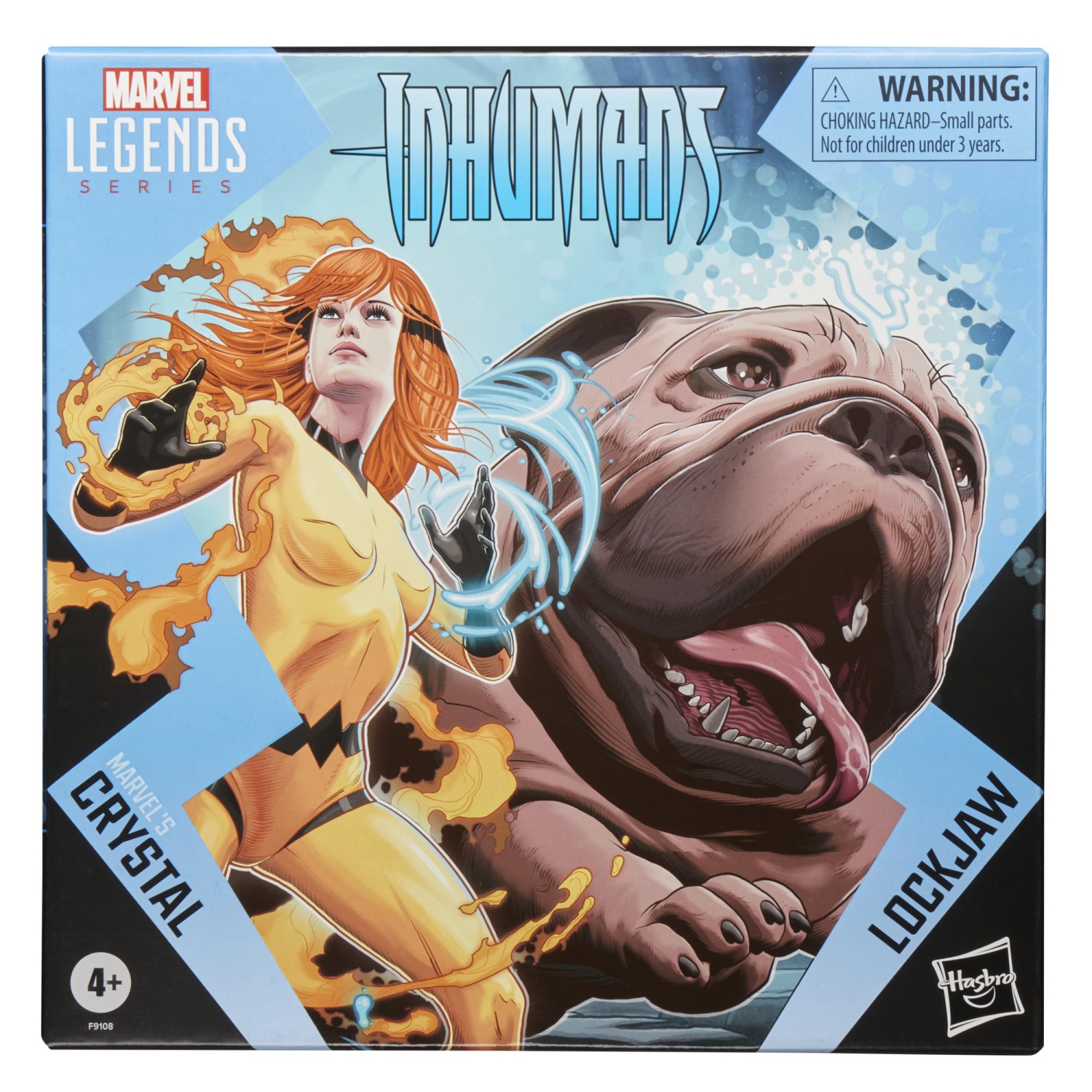Marvel Legends Inhumans 6 Inch Action Figure 2-Pack - Crystal & Lockjaw