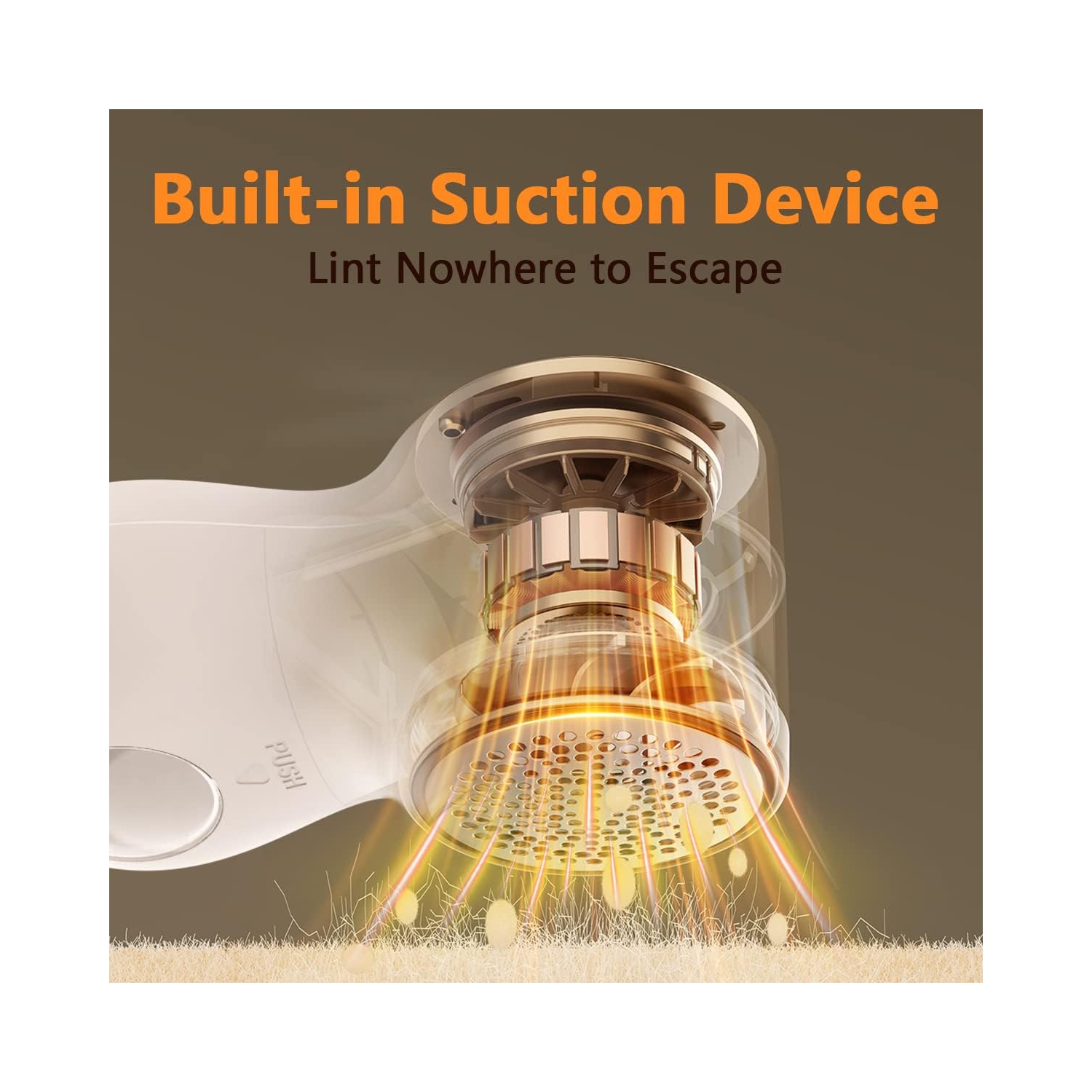 Rechargeable Fabric Shaver, Electric Lint Shaver with 6-Leaf Blades,Lint Remover for Clothes with Digital Display,3-Speeds Defuzzer for Removing