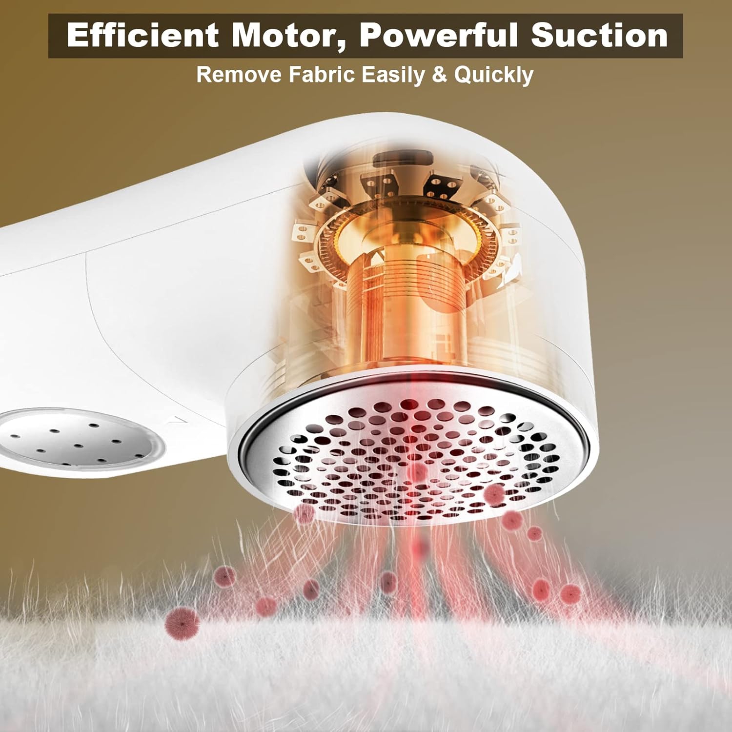 Fabric Shaver, 2.0 USB Rechargeable Fabric Defuzzer,Electric Lint Remover, 2.0 Pro White