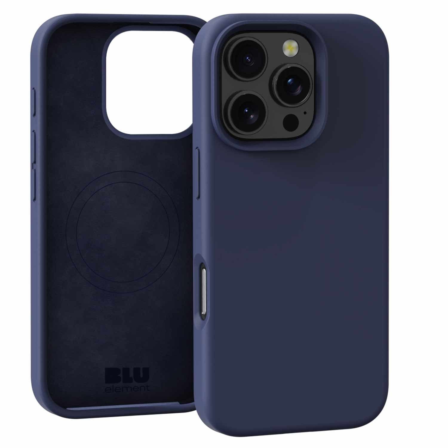 Blu Element Silicone Slim Case with MagSafe for iPhone 16 Pro Max - Navy