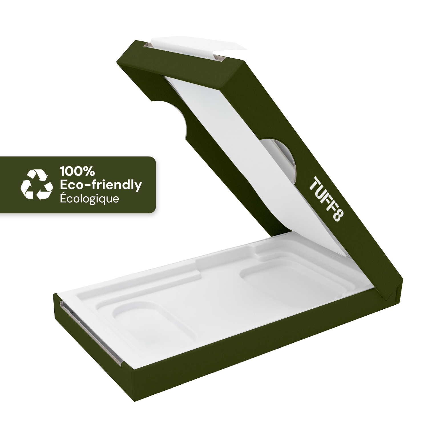 Protecteur d'écran en verre trempé TUFF8 avec trousse de pose automatique pour iPhone 16