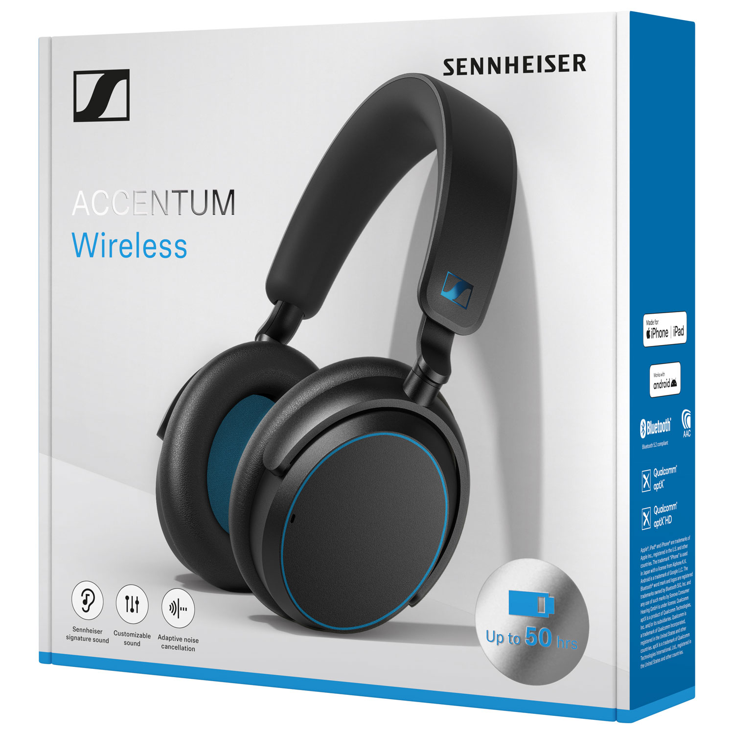 Sennheiser ACCENTUM R Over-Ear Noise Cancelling Bluetooth