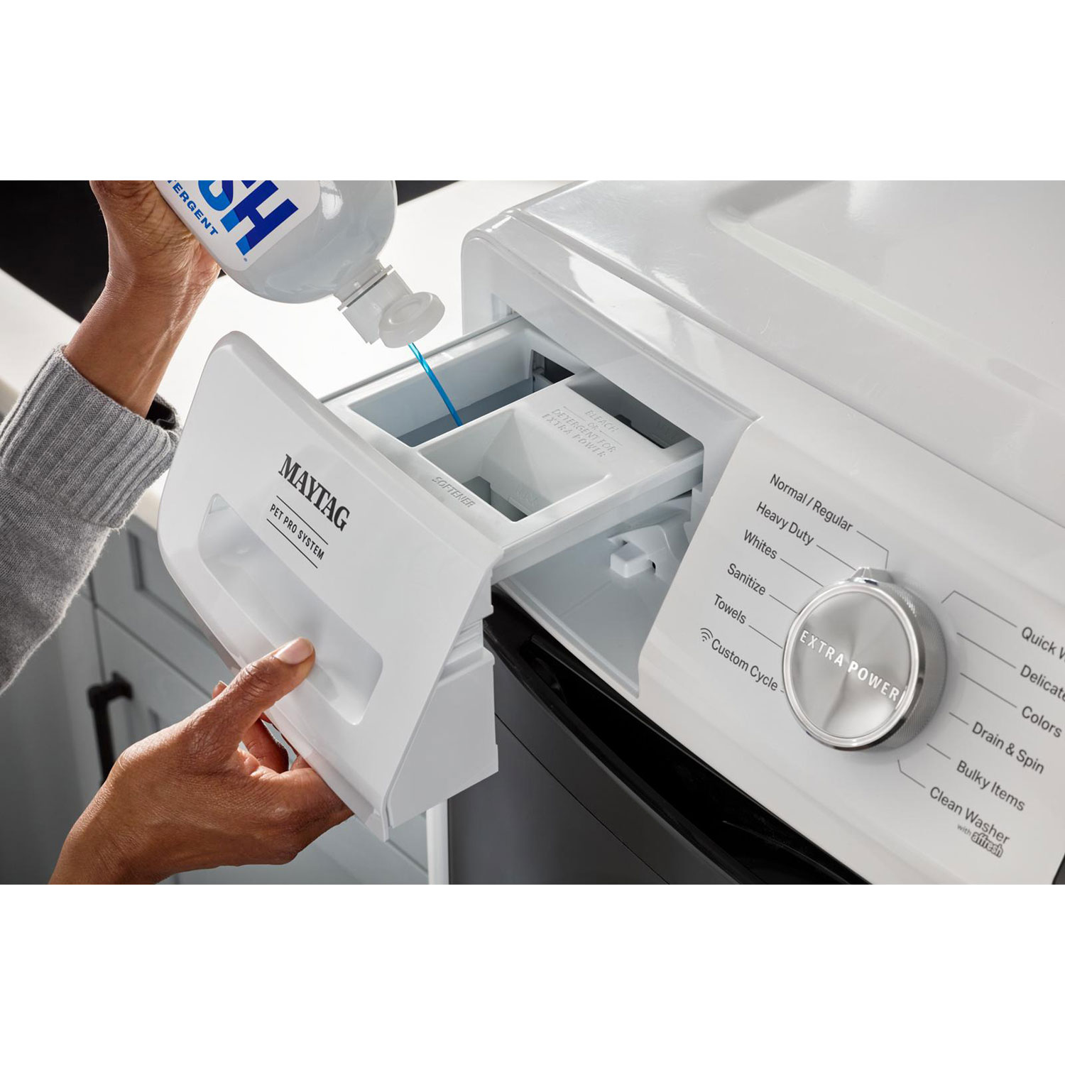 Maytag Pet Pro 7.4 Cu. Ft. Electric Steam Dryer - White
