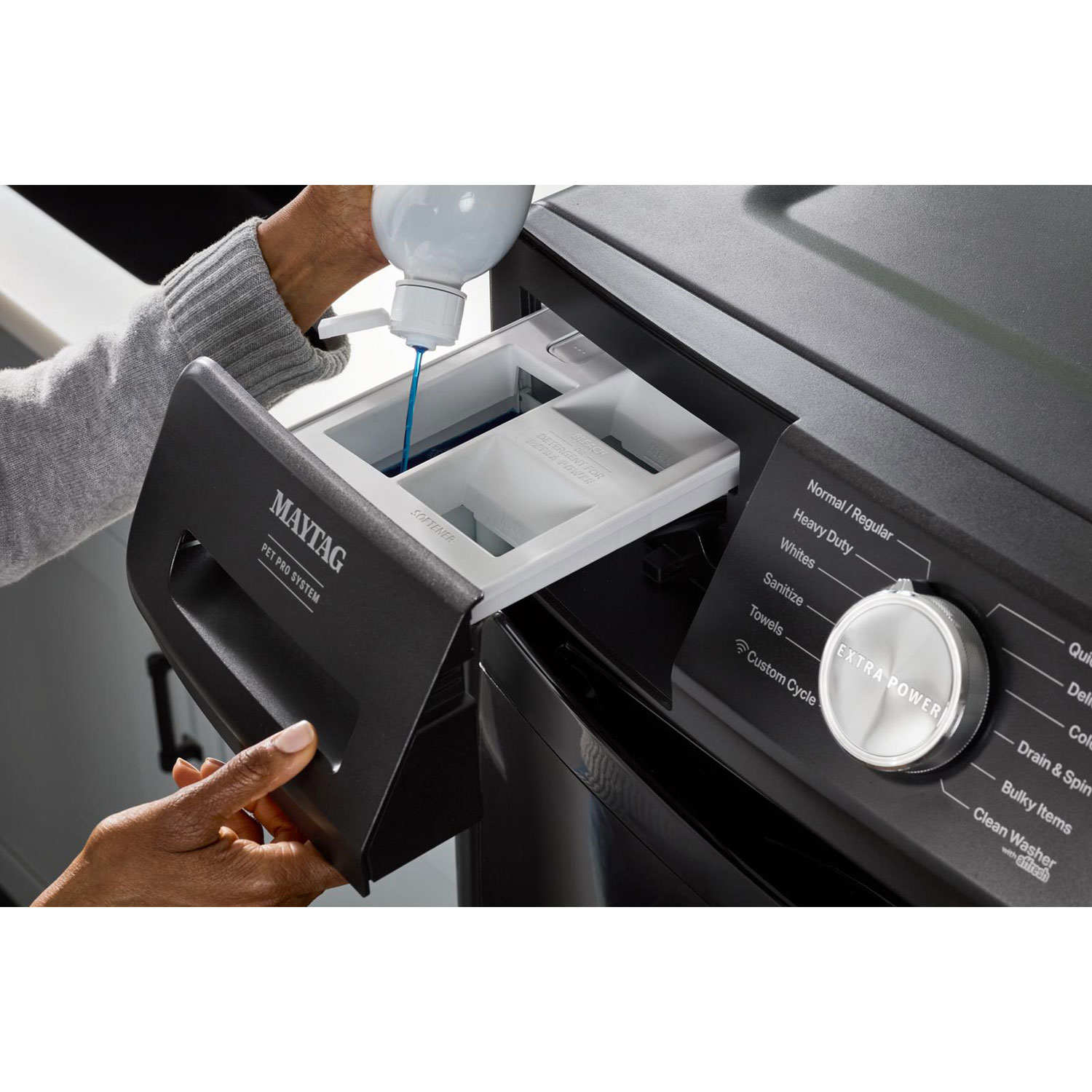 Maytag Pet Pro 7.4 Cu. Ft. Electric Steam Dryer - Midnight Steel