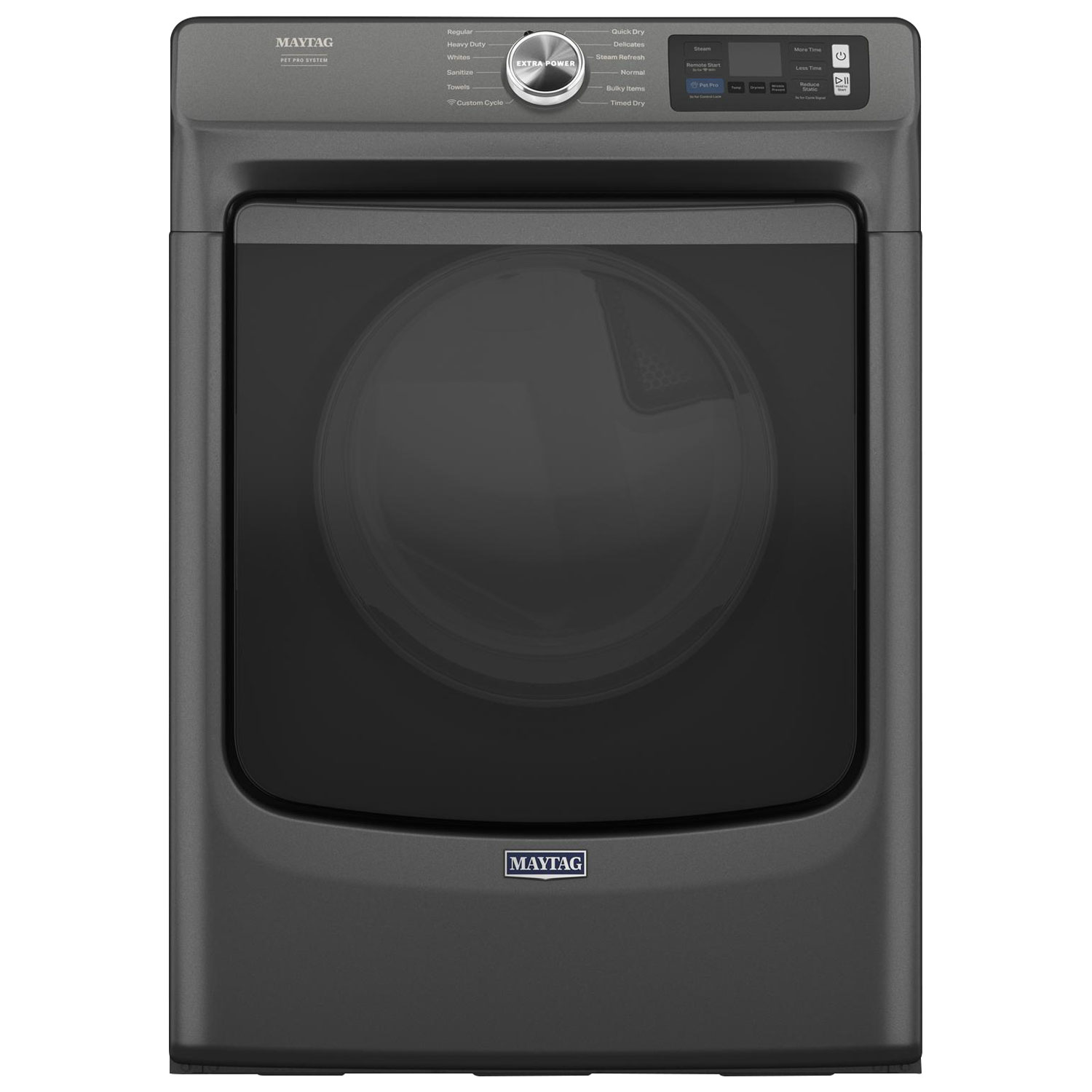 Maytag Pet Pro 7.4 Cu. Ft. Electric Steam Dryer - Volcano Black