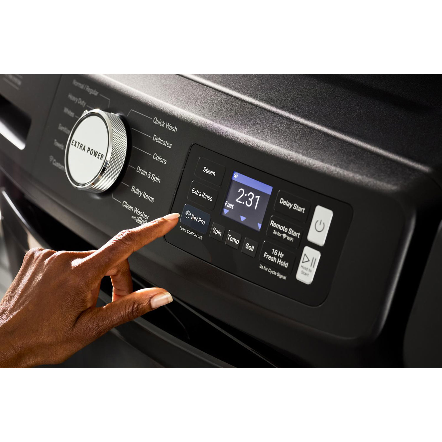 Maytag Pet Pro 7.4 Cu. Ft. Electric Steam Dryer - Volcano Black