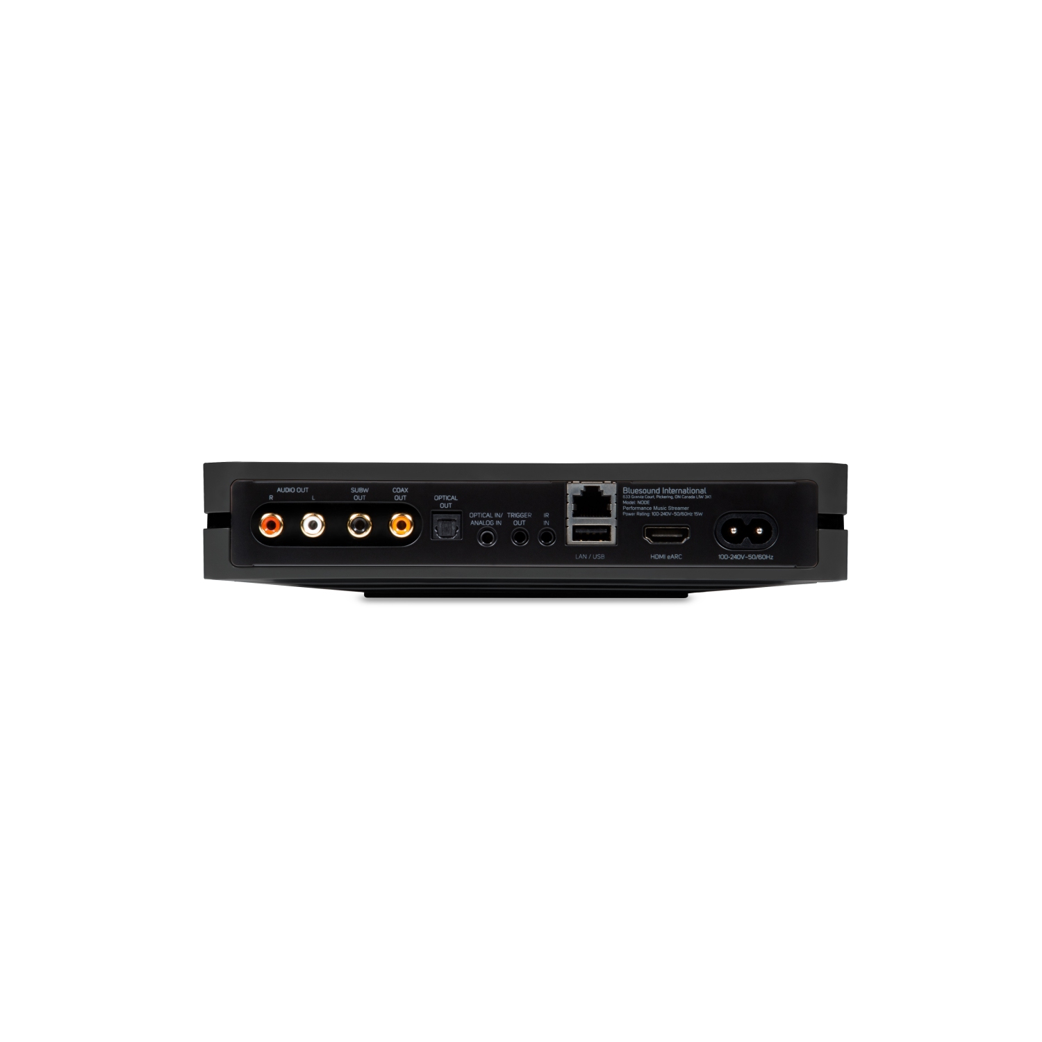 Bluesound NODE Wireless Hi-Res Performance Music Streamer with ESS Sabre HiFi DAC - Black