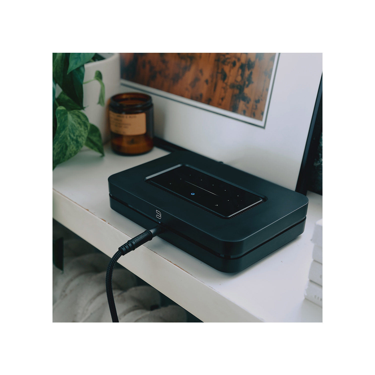 Bluesound NODE Wireless Hi-Res Performance Music Streamer with ESS Sabre HiFi DAC - Black