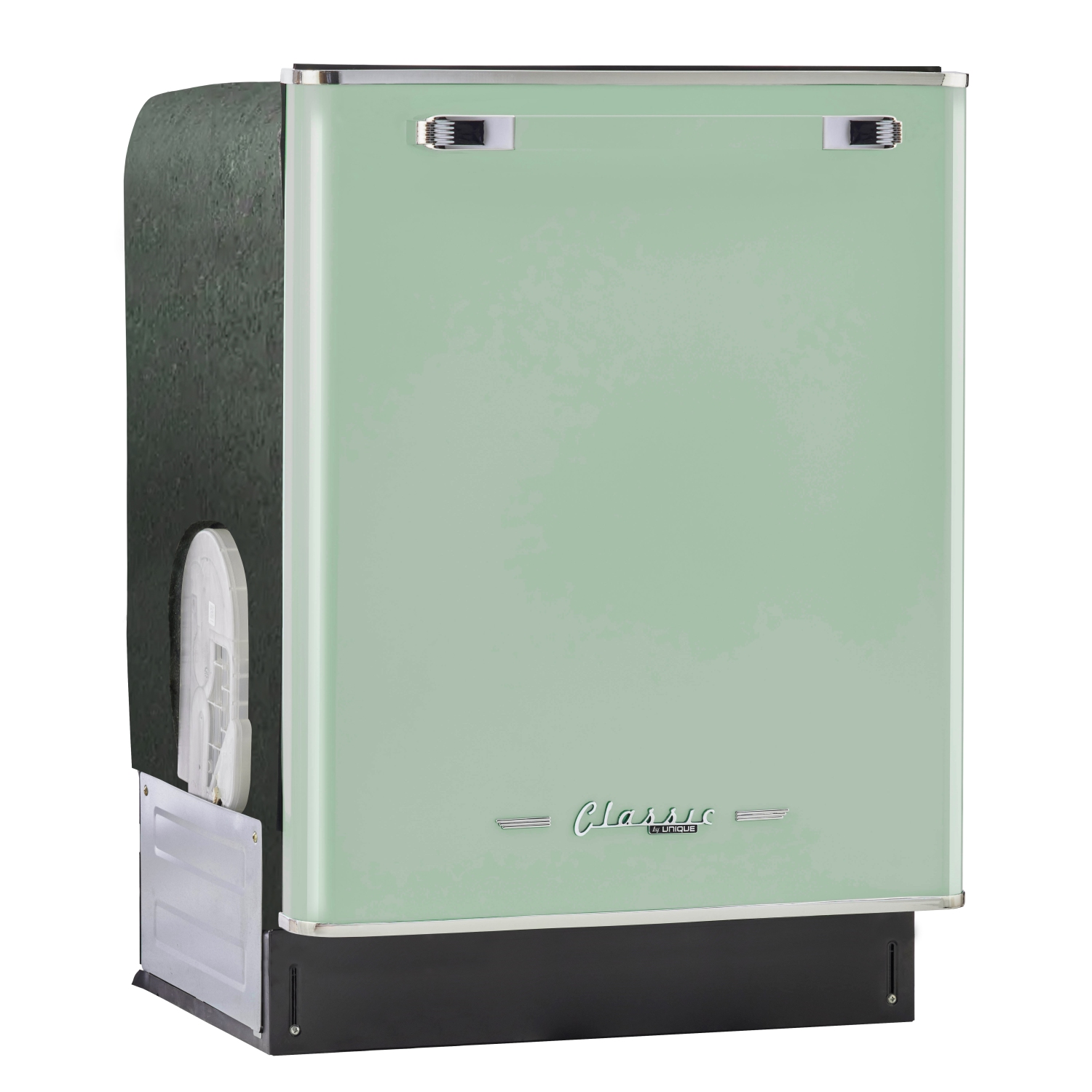 Unique Appliances&nbsp;Classic Retro 24-inch Top Control Dishwasher with Stainless Steel Tub, 45 dBa in Summer Mint Green