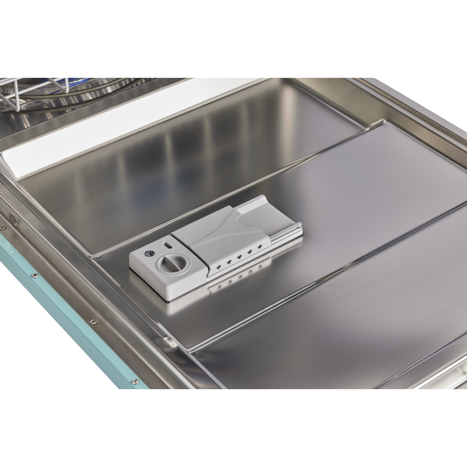  Lave-vaisselle Classic Retro de 24 po à commandes sur le dessus avec cuve en acier inoxydable d'unique électroménager, 45 dBA en turquoise océan