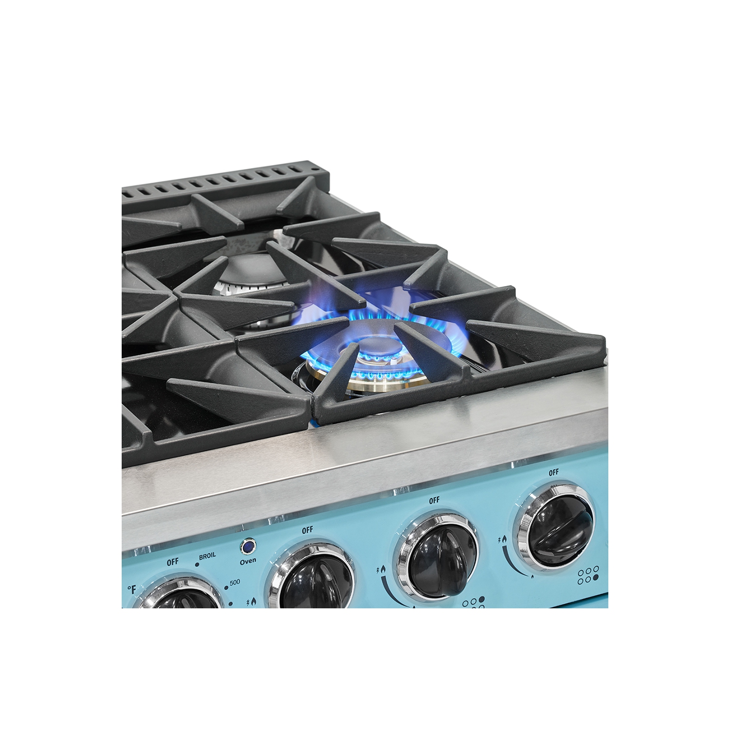  Classic Retro d'unique électroménagers de 36 po et 5,2 pi3. avec Cuisinière au gaz rétro à 6 brûleurs avec four à convection de couleur