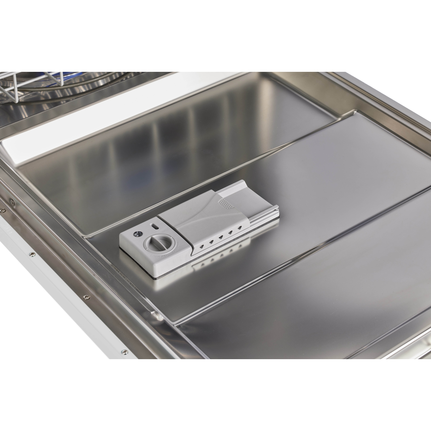 Unique Appliances&nbsp;Classic Retro 24-inch Top Control Dishwasher with Stainless Steel Tub, 45 dBa in Marshmallow White