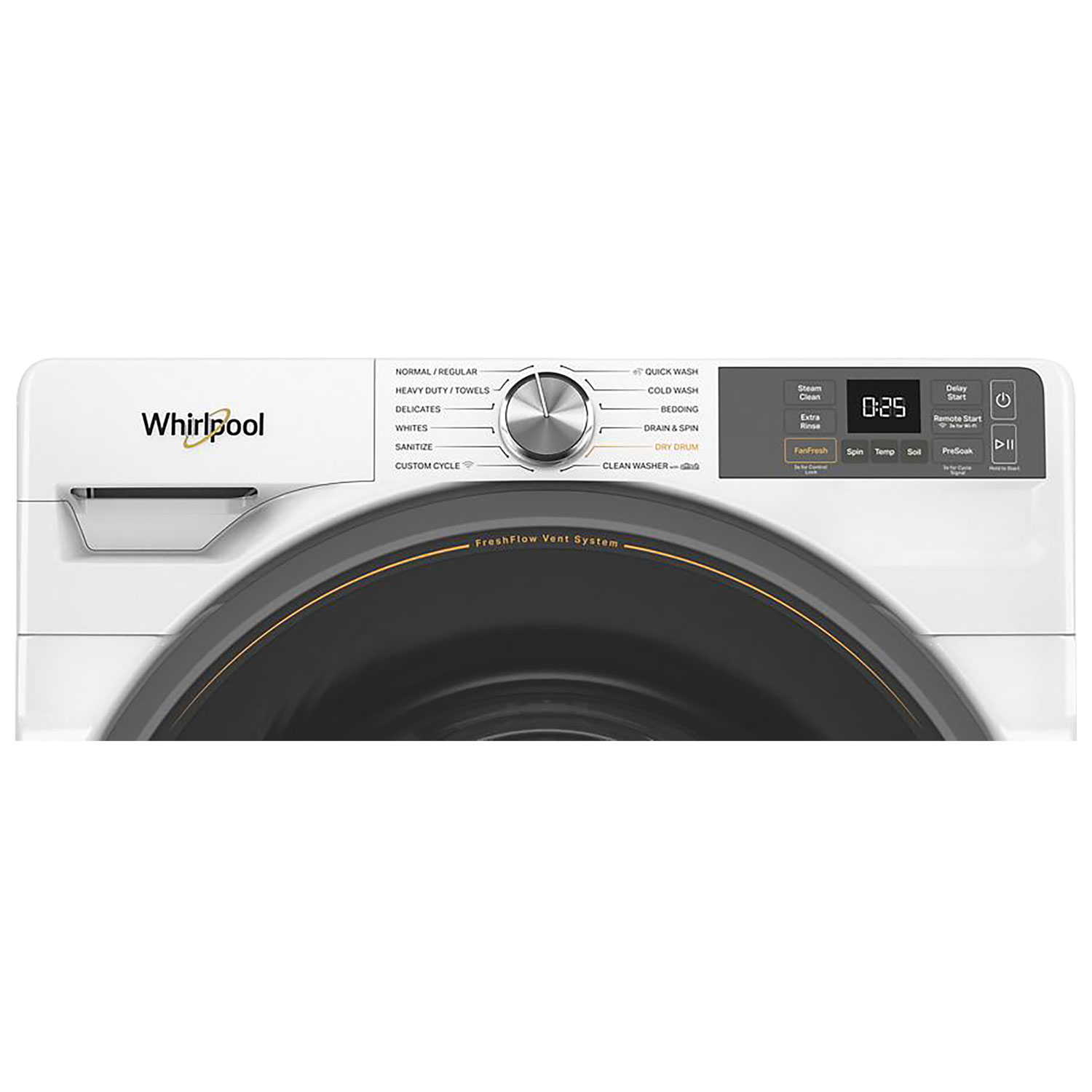 Whirlpool 5.2 Cu. Ft. High Efficiency Front Load Steam Washer - White