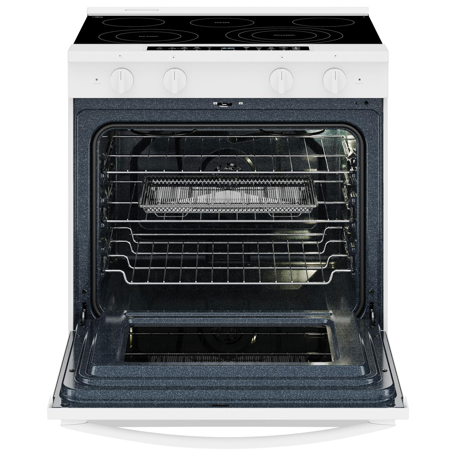 Whirlpool 31" 5.3 Cu. Ft. Self-Clean Slide-In Electric Air Fry Range - White