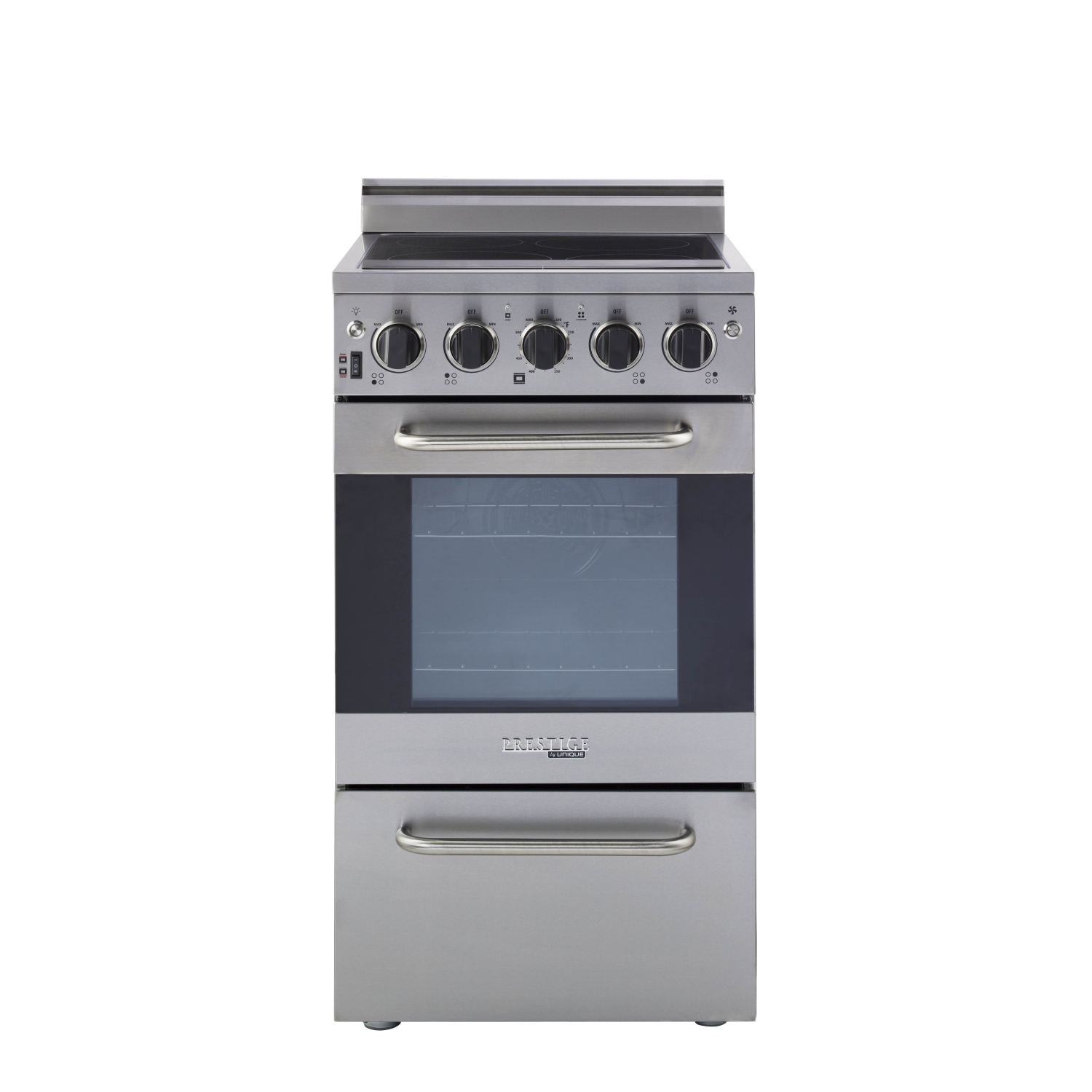 Unique Appliances&nbsp;Prestige 20-inch 1.6 cu. ft. Electric Range with Convection Oven in Stainless Steel