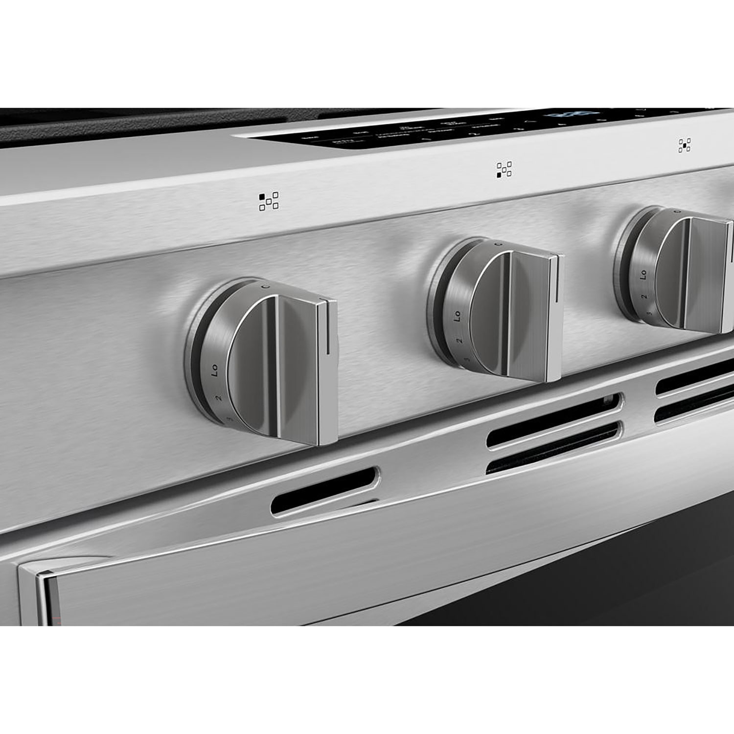 Cuisinière au gaz encastrable à 5 brûleurs avec convection véritable et friture à l'air 5,0 pi³ 30 po de Whirlpool - Inox résistant