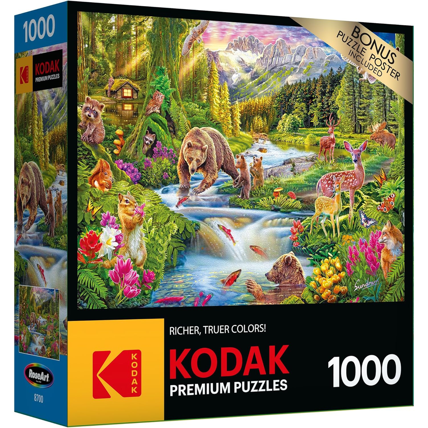 Cra-Z-Art - RoseArt - Kodak Premium - Wild Frontier - 1000 Piece Jigsaw Puzzle