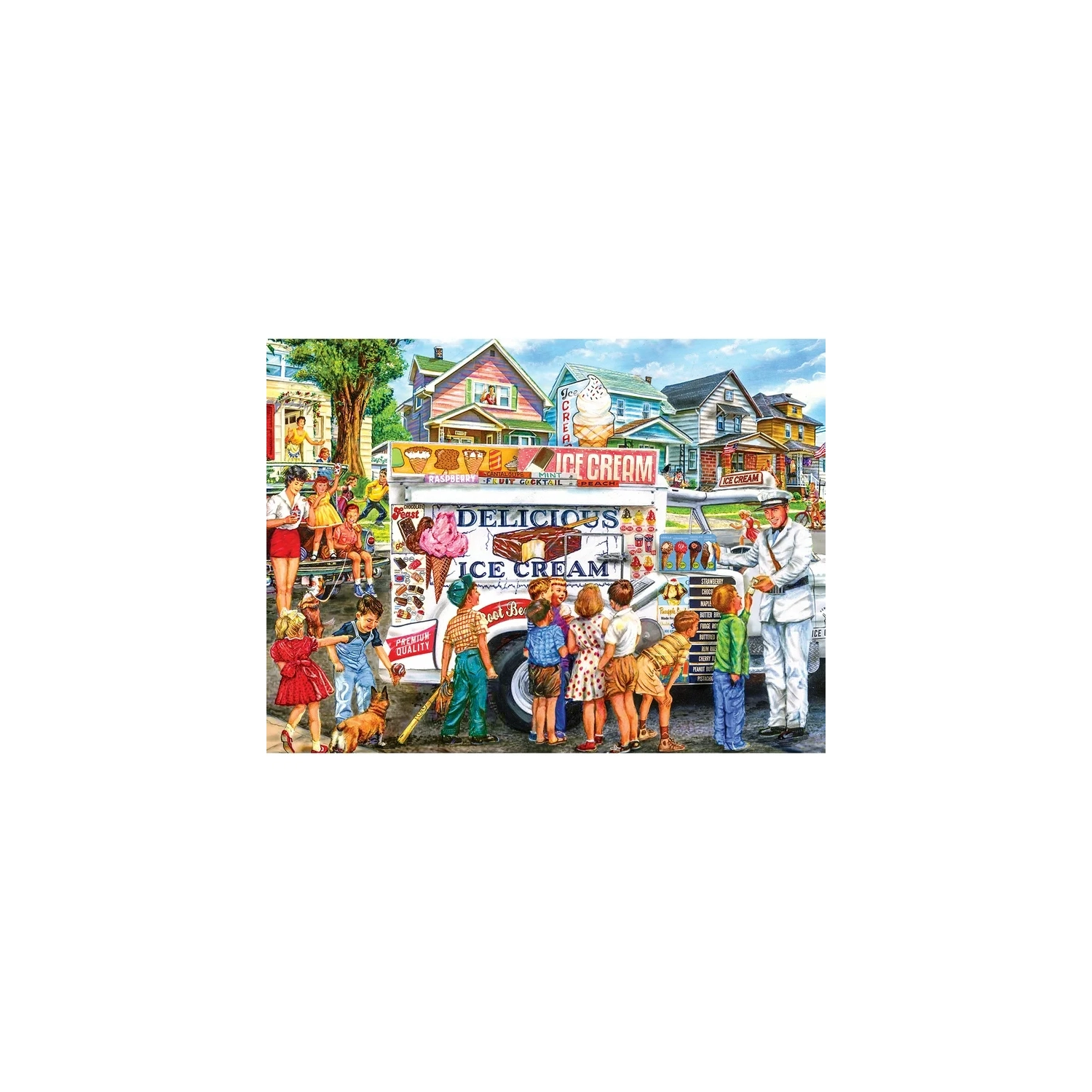 Cra-Z-Art Kodak 1000-Piece Ice Cream Truck Day Adult Jigsaw Puzzle