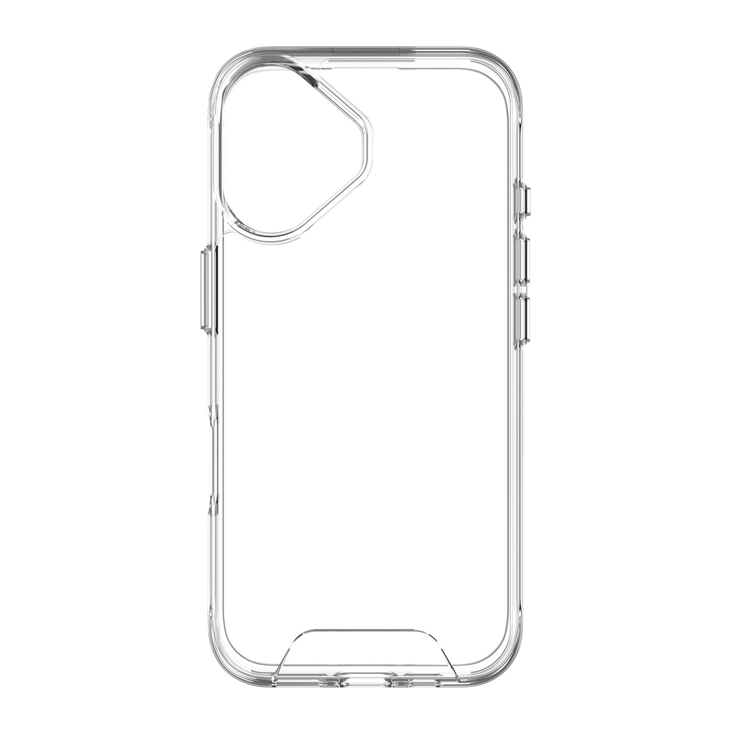 SnapECTRUM Clearly Slim iPhone 16 Fitted Hard Shell Case - Translucent
