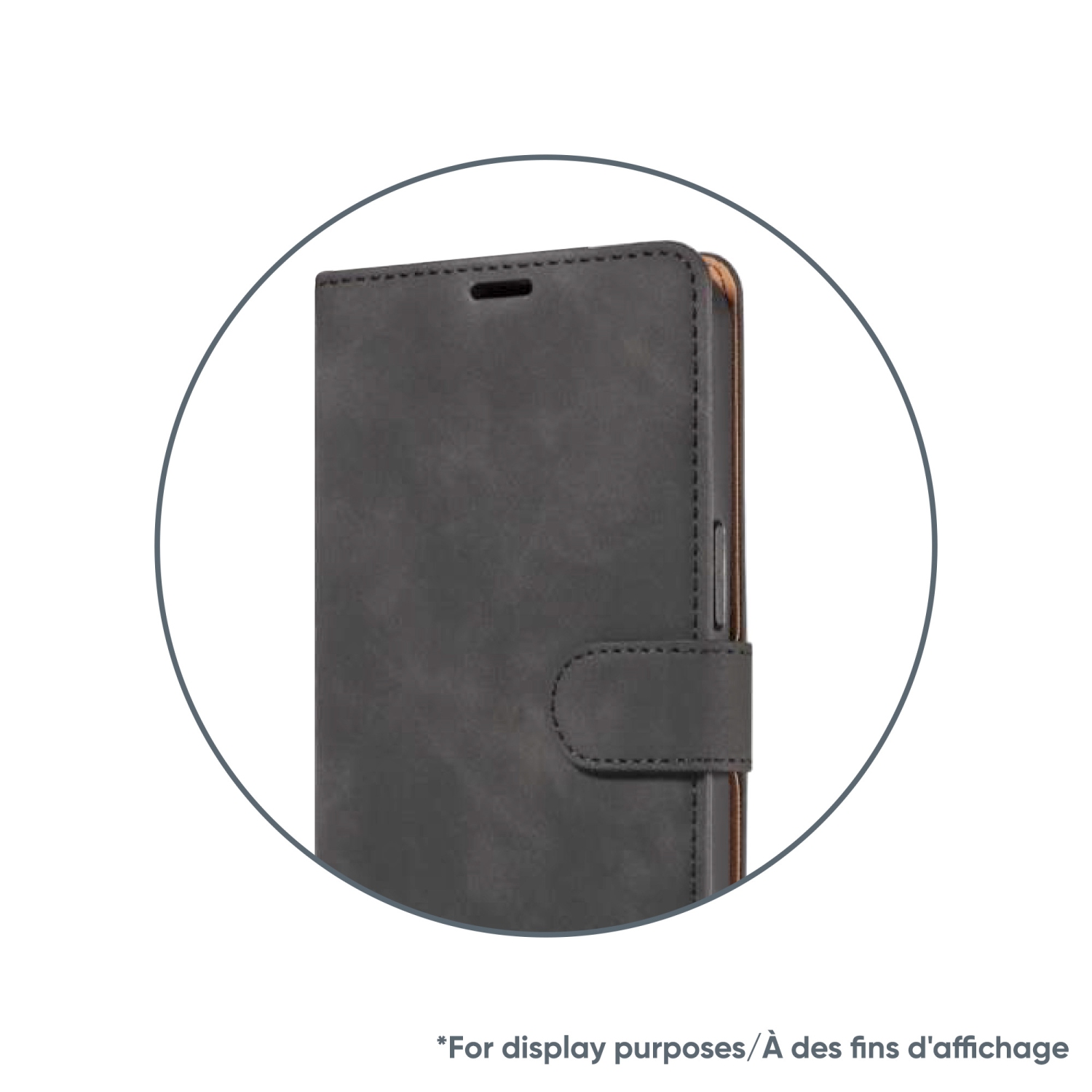 SnapECTRUM Folio Slim iPhone 16 Pro Max Fitted Hard Shell Case - Black