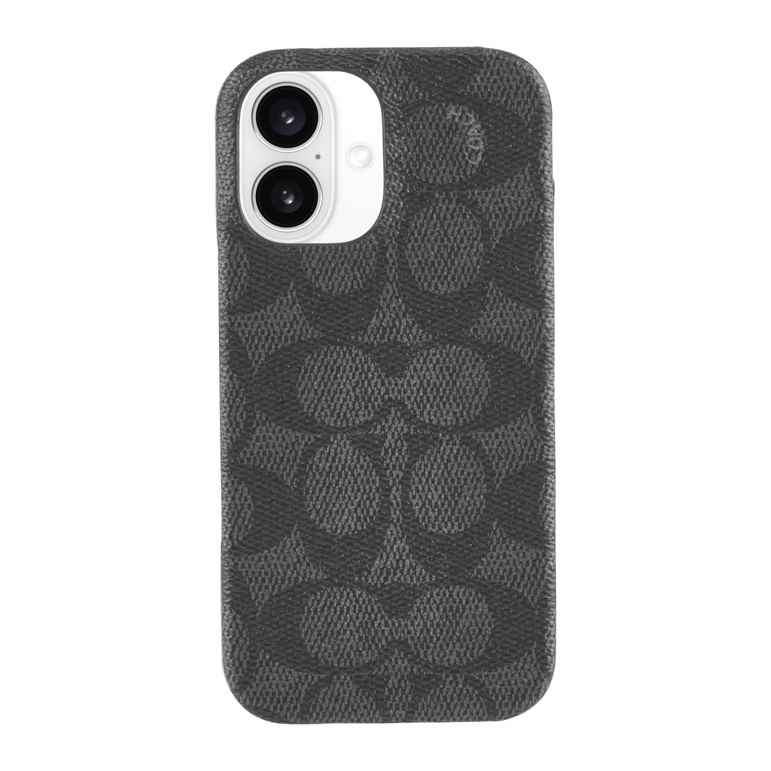Coach iPhone 16 Fitted Hard Shell Case - Black