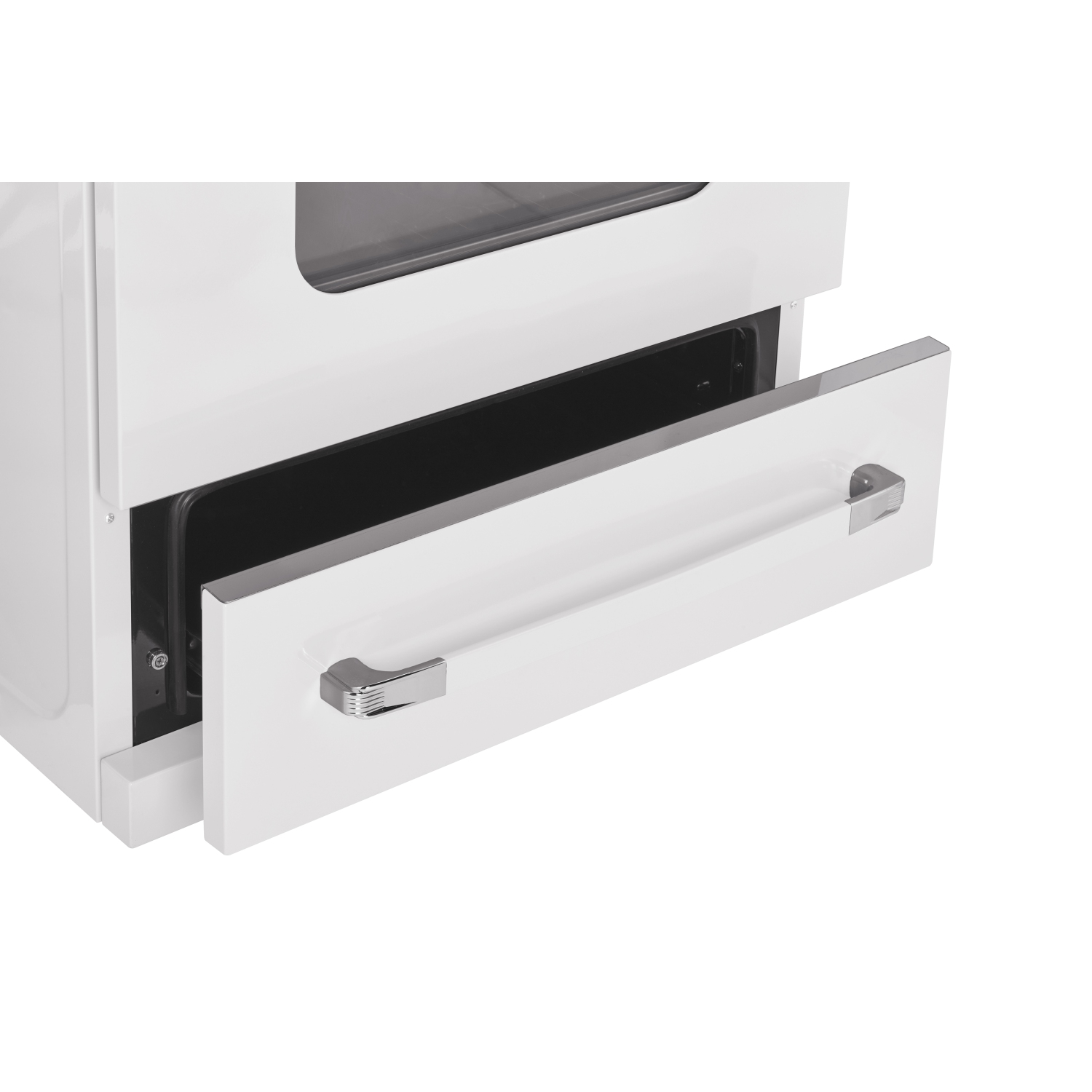 Unique Appliances Classic Retro 30-inch 3.9 cu. ft. Retro Electric Range with Convection Oven in Marshmallow White