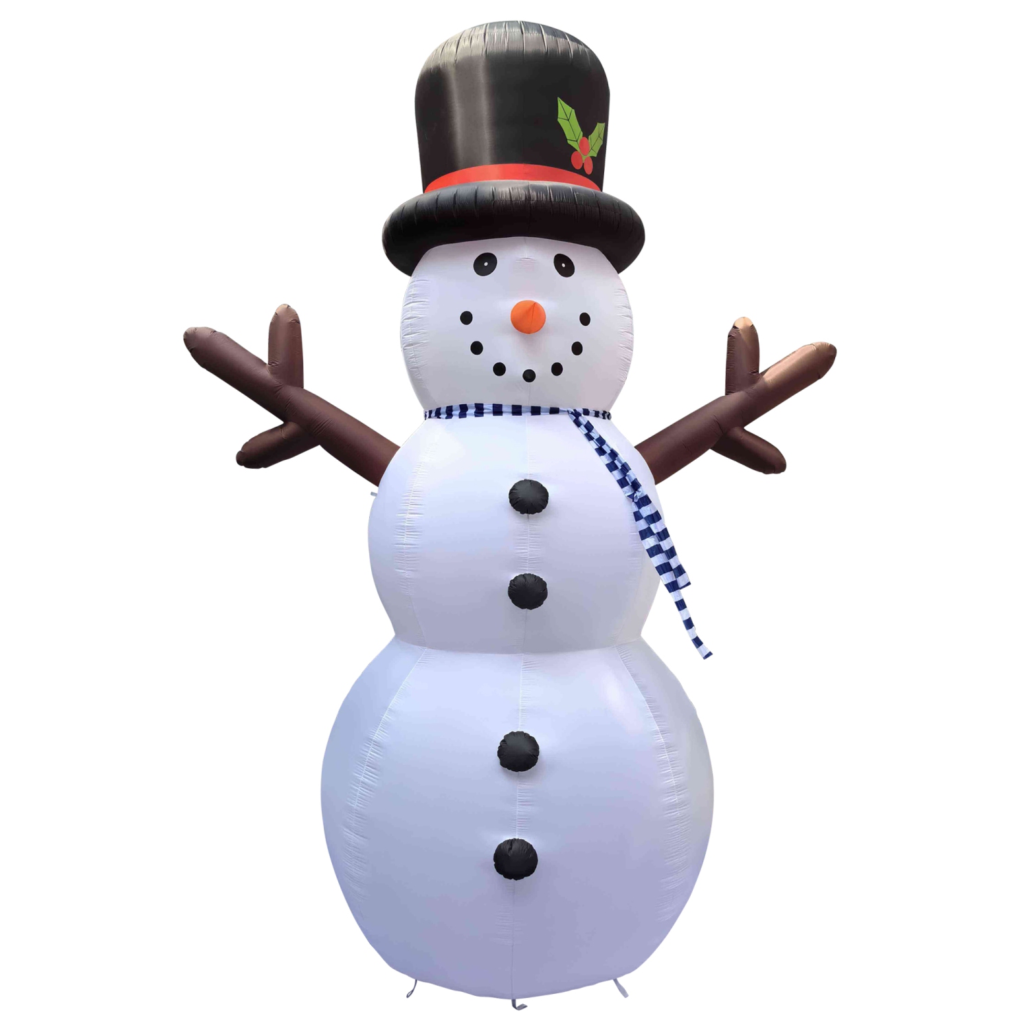 Lighted Inflatable Snowman Outdoor Commerical Christmas Decoration - 20'