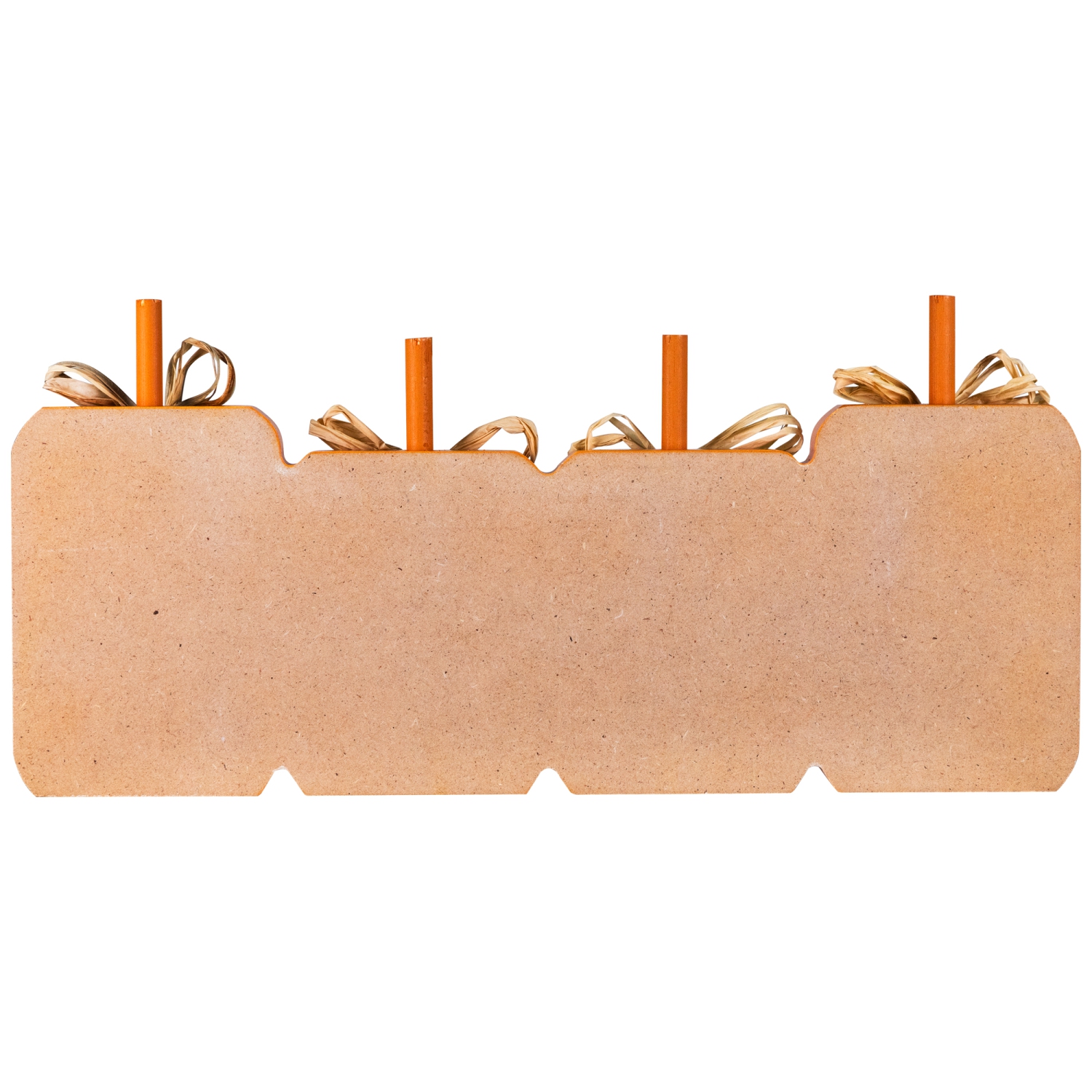 Plaid Pumpkins Wooden Fall Harvest Sign - 11"