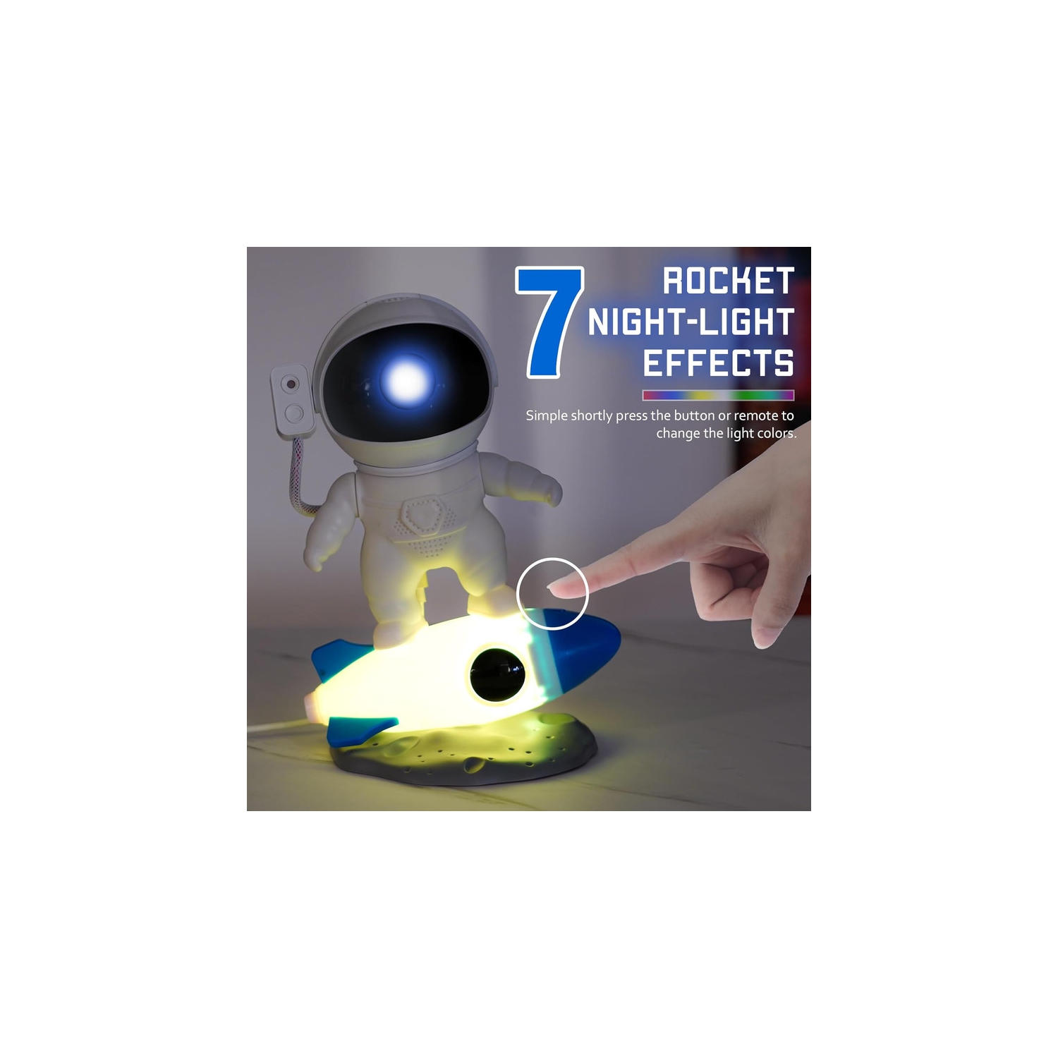 YOULIGHTS Night Light Astronaut Galaxy Projector, Cool Trendy Item, Starry Sky Nebula Light LED Light, Suitable for Bedroom Ceiling Room Decoration