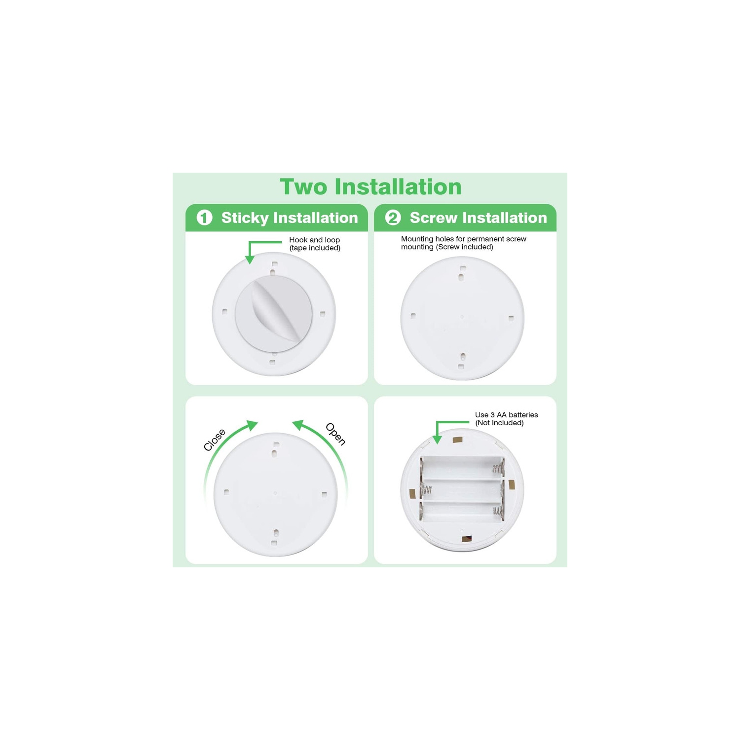 YOULIGHTS 2, projecteur LED RVB, lampes d'appoint à piles, mini rondelle d'intérieur, éclairage ascendant à intensité réglable, blanc chaud 4000 K,