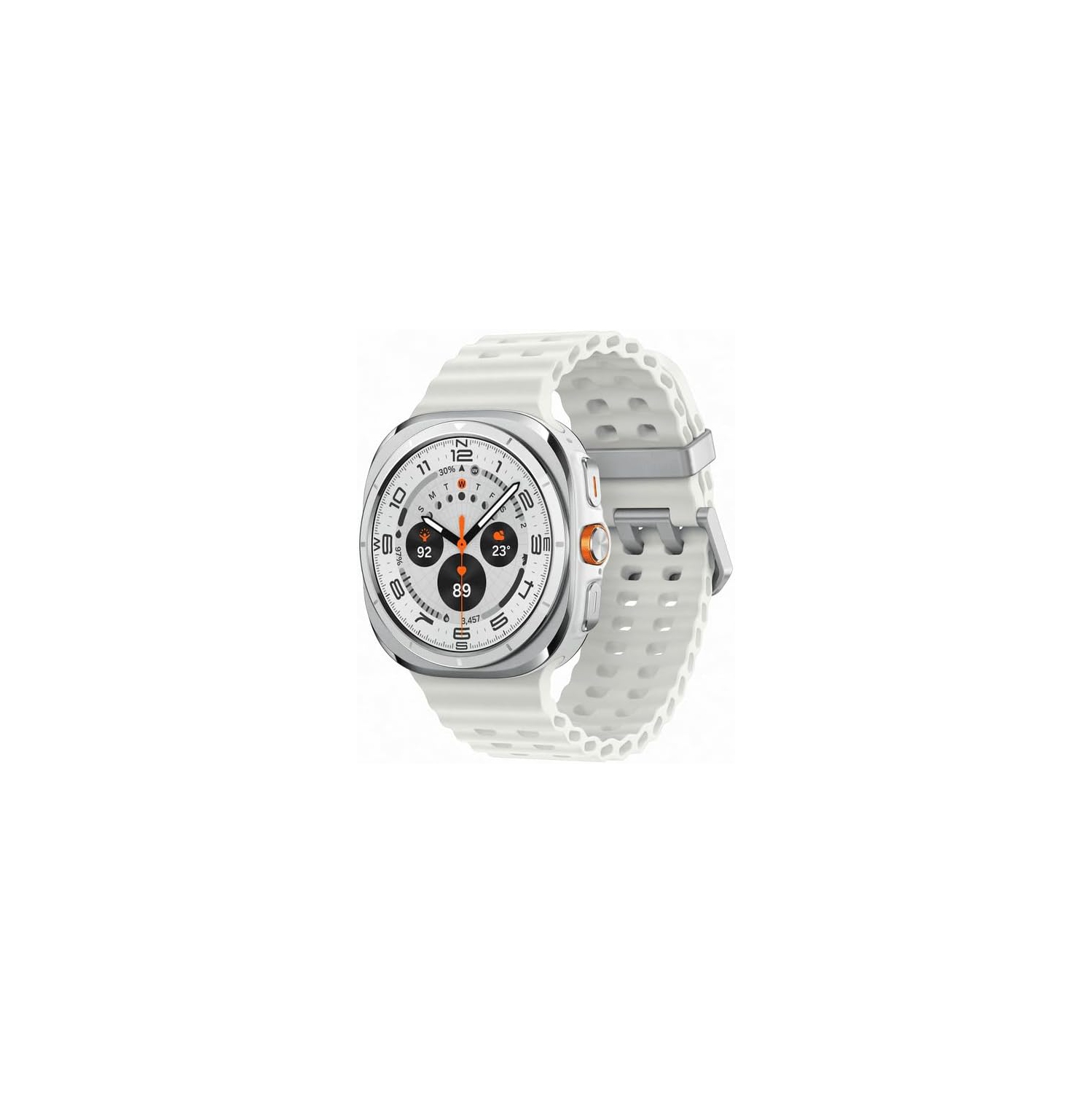SAMSUNG Galaxy Watch Ultra 47mm LTE - AI Smartwatch w/Heart Rate Tracking, Sleep Monitor, Fitness Tracker, GPS - Titanium White - Brand New